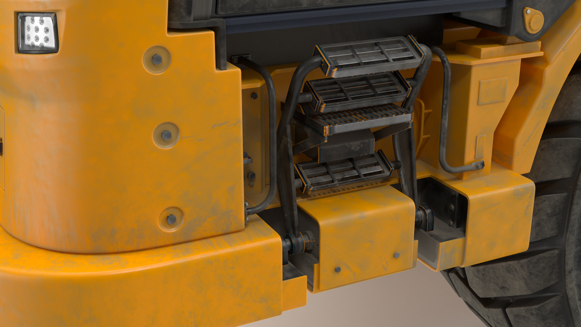 Generic Scraper Dirt Rigged 3D