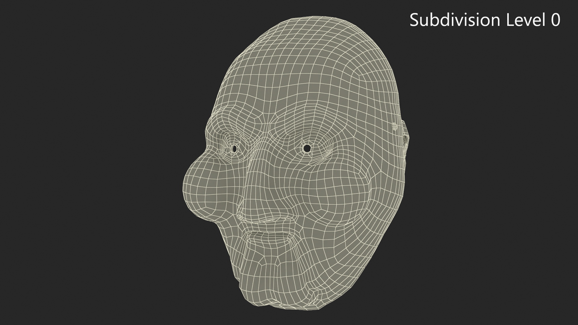 3D Idle Billy Puppet Vacuform Mask