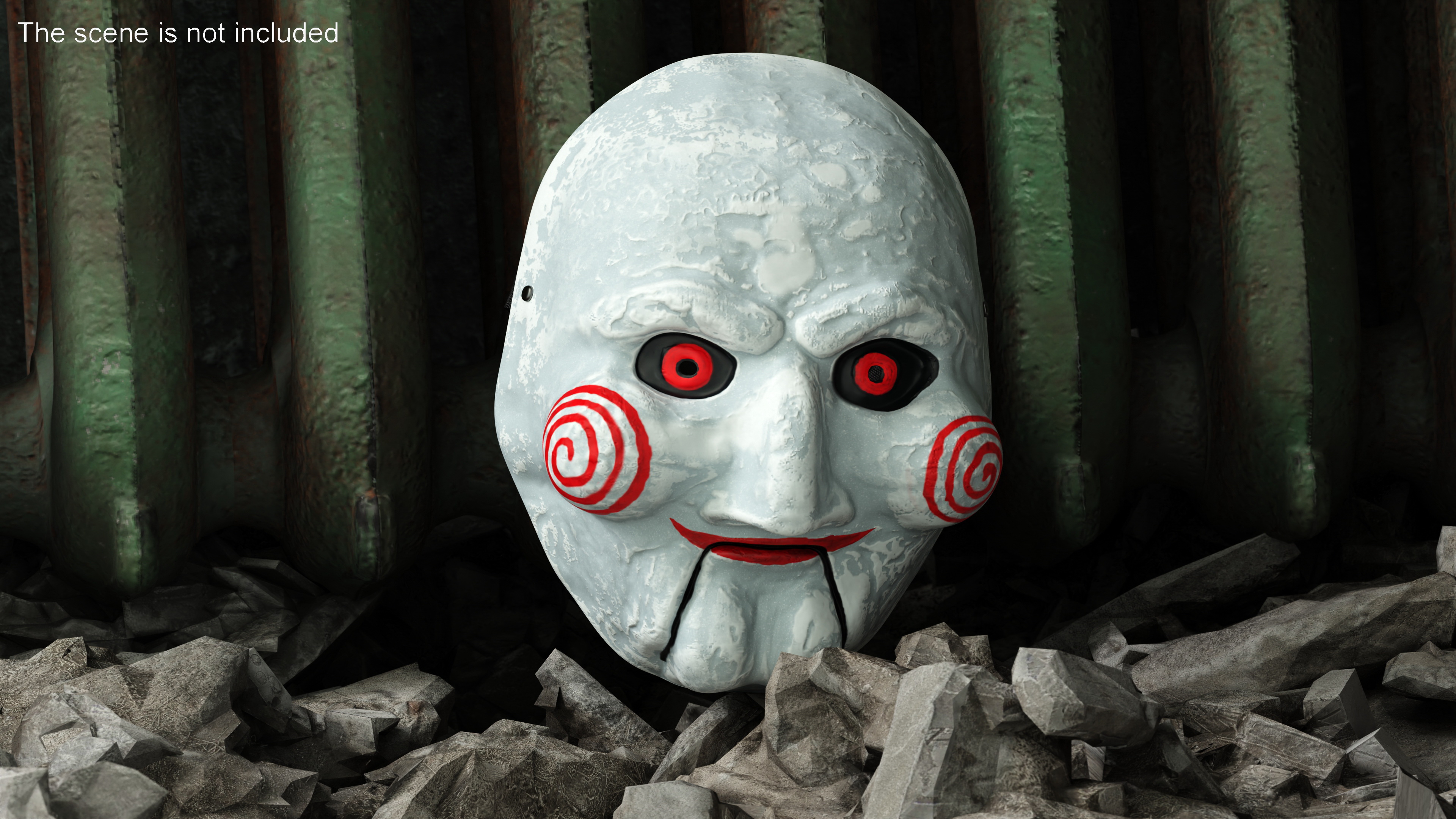 3D Idle Billy Puppet Vacuform Mask