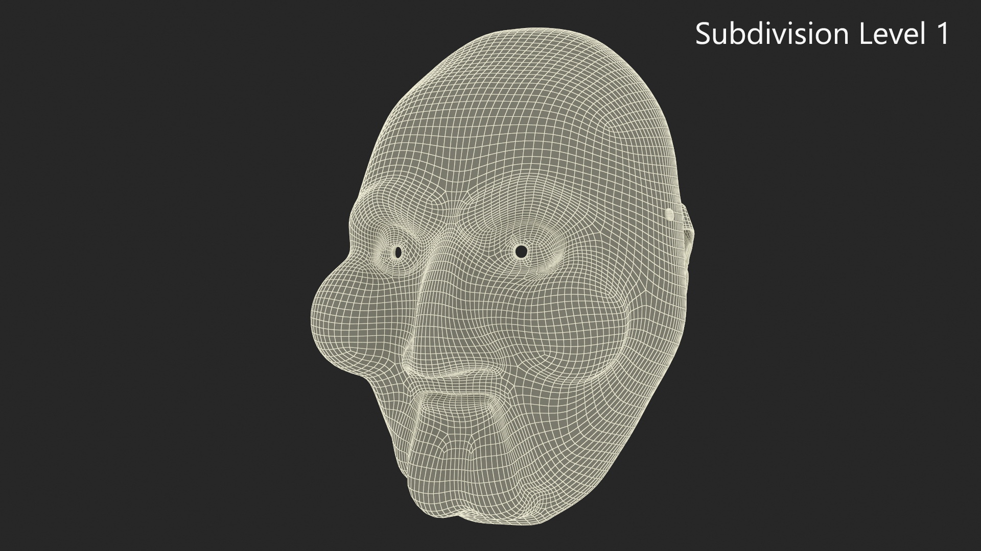 3D Idle Billy Puppet Vacuform Mask