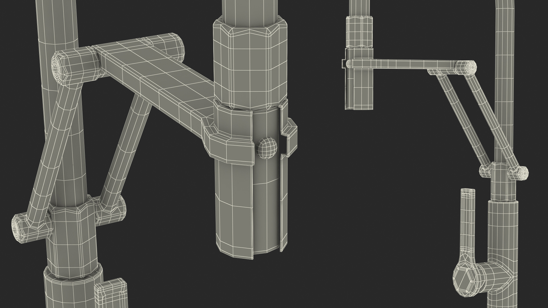 Professional Deck Mounted Kitchen Tap 3D