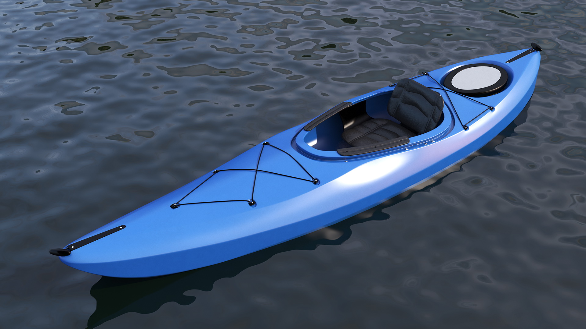 3D Recreational Kayak model