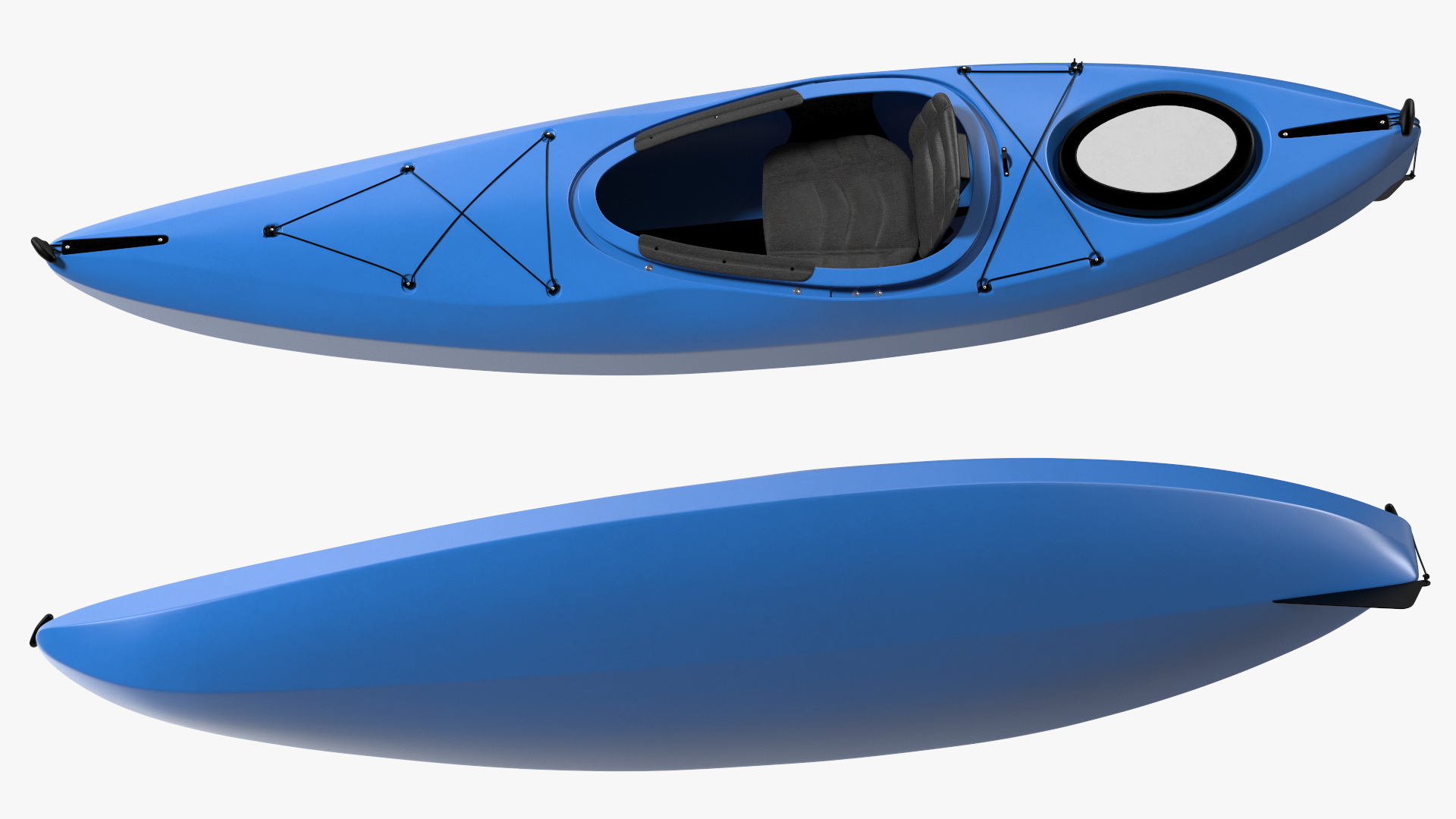 3D Recreational Kayak model