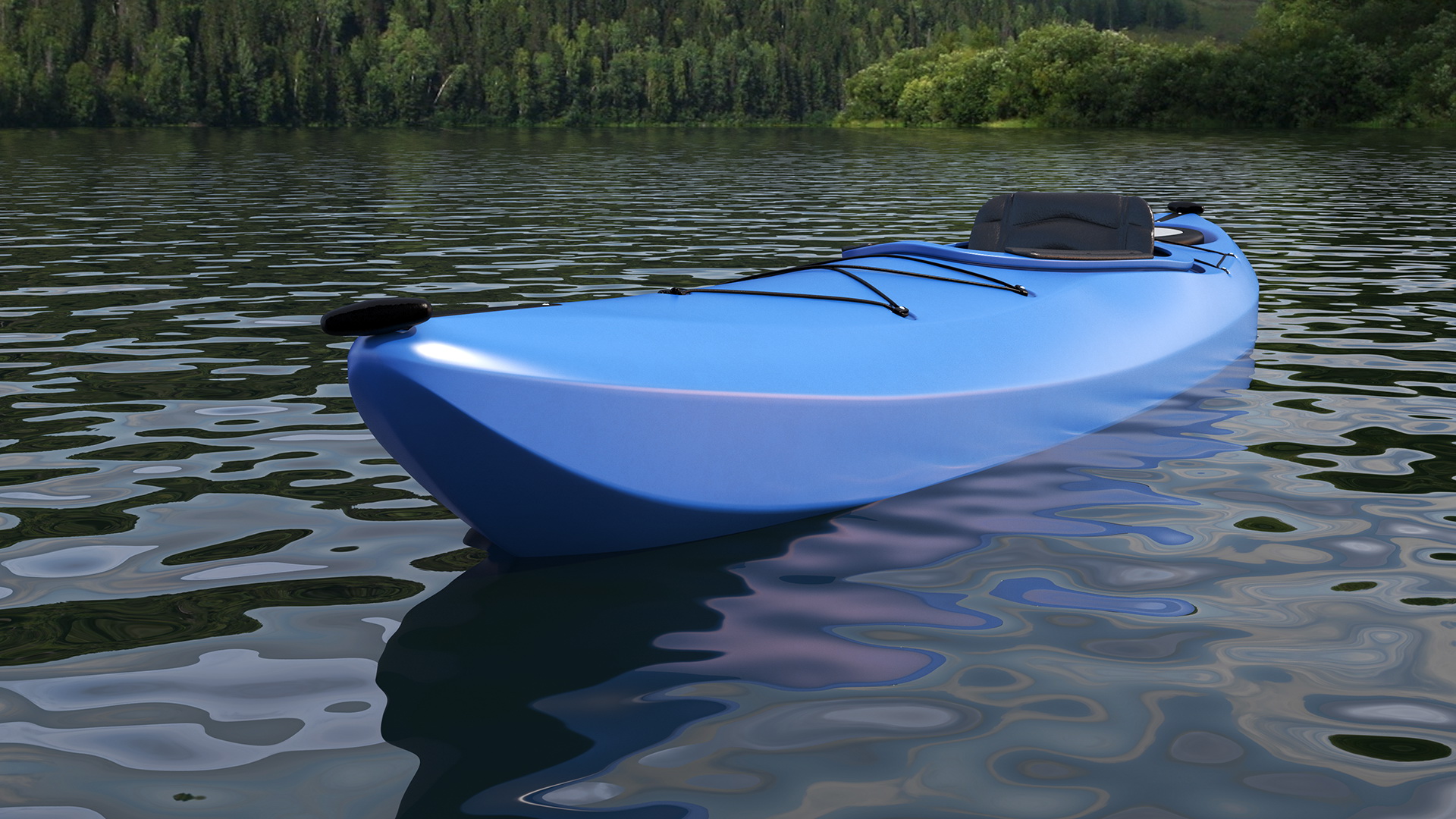 3D Recreational Kayak model