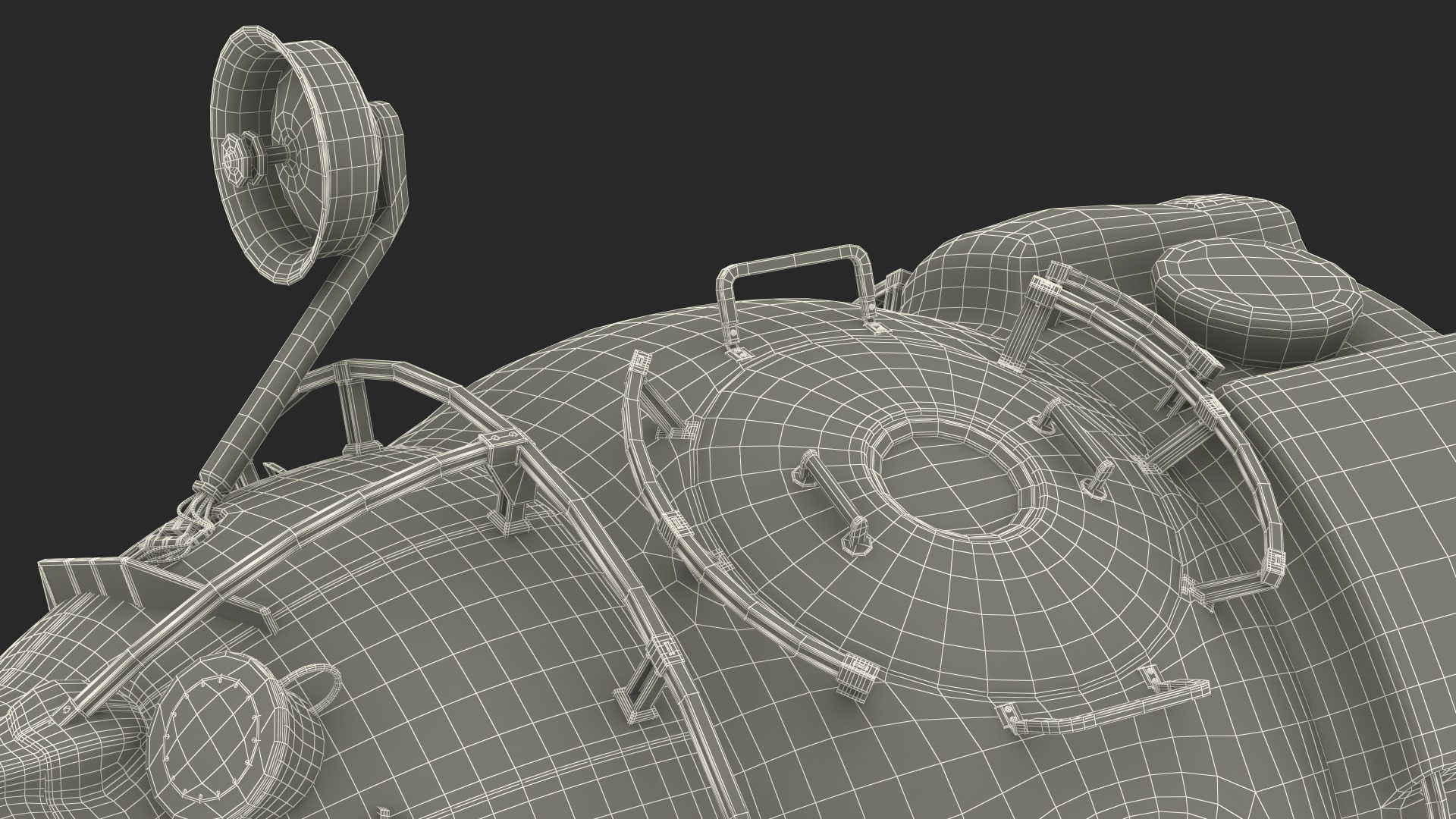 3D model ISS Module Pirs Docking Compartment