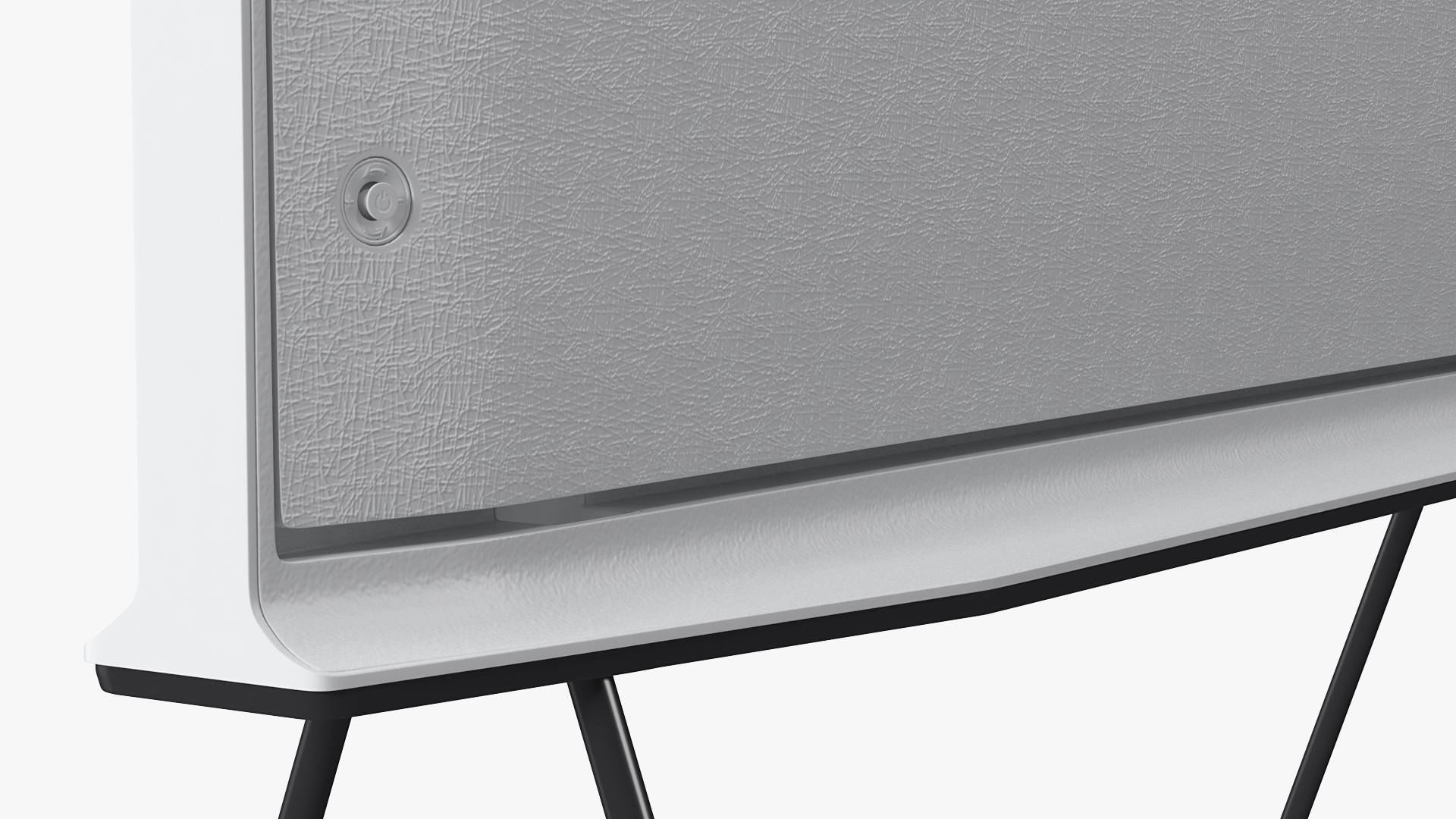 Samsung 55 Inch QLED The Serif TV with Stand 3D model