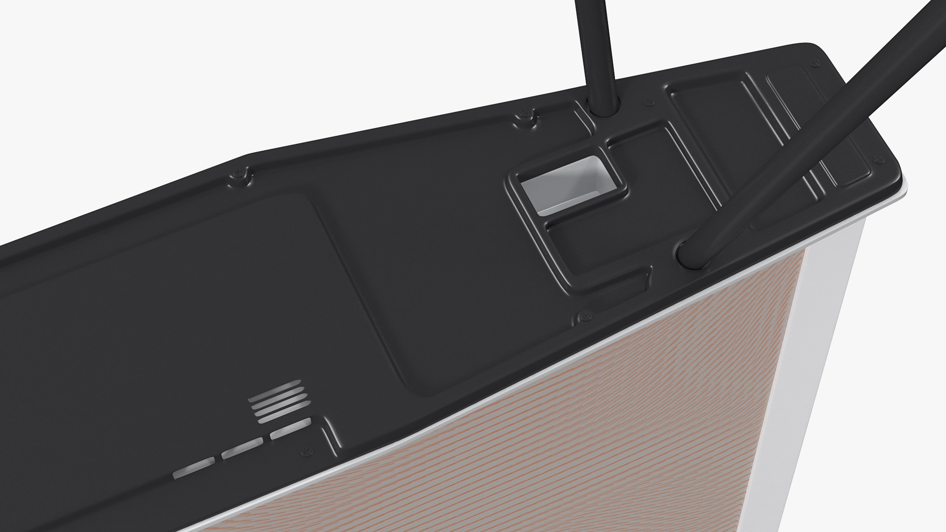 Samsung 55 Inch QLED The Serif TV with Stand 3D model
