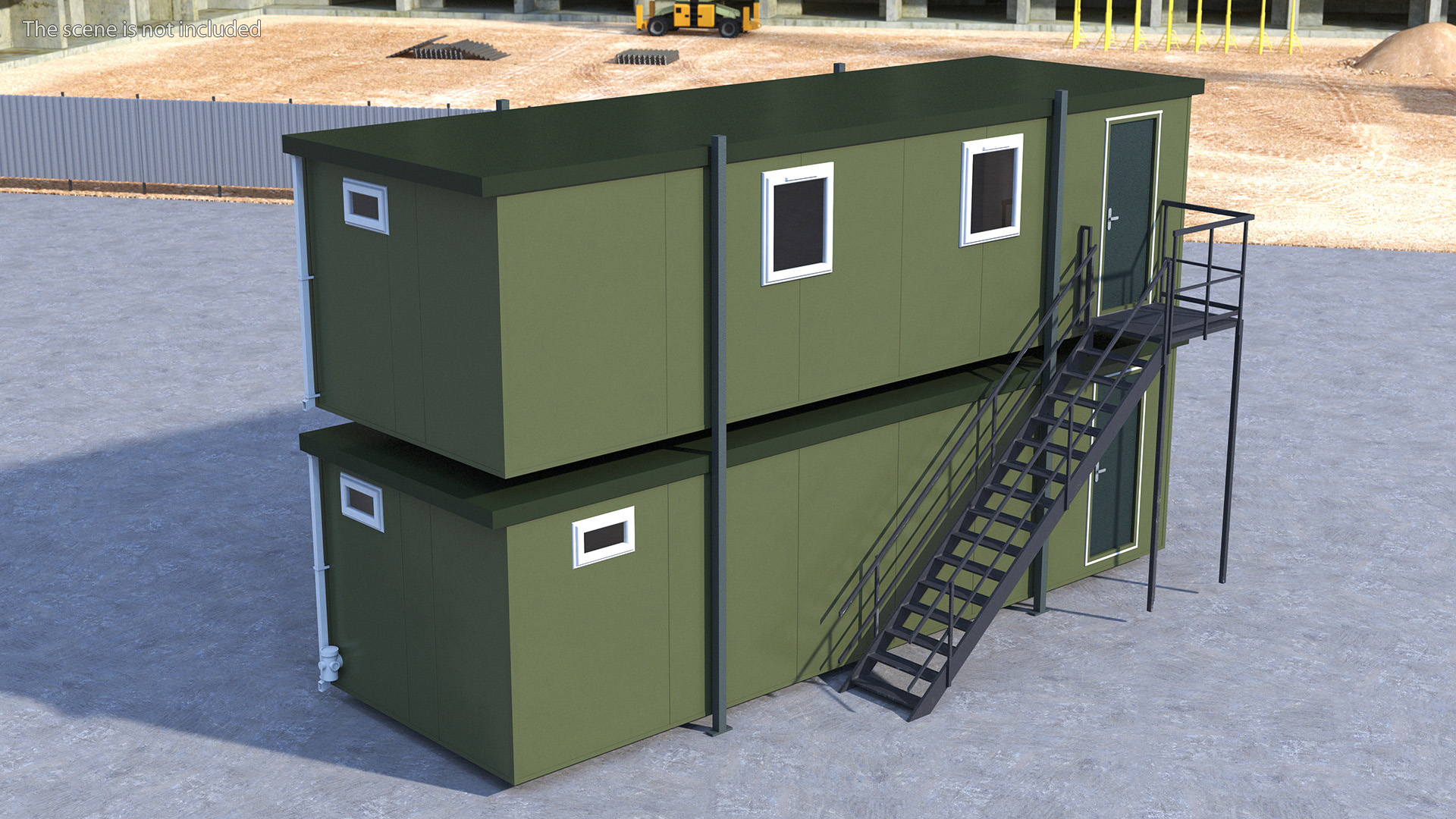 3D Prefabricated Portable Two Story Building