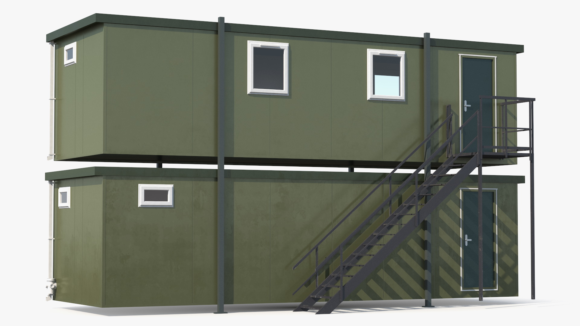 3D Prefabricated Portable Two Story Building