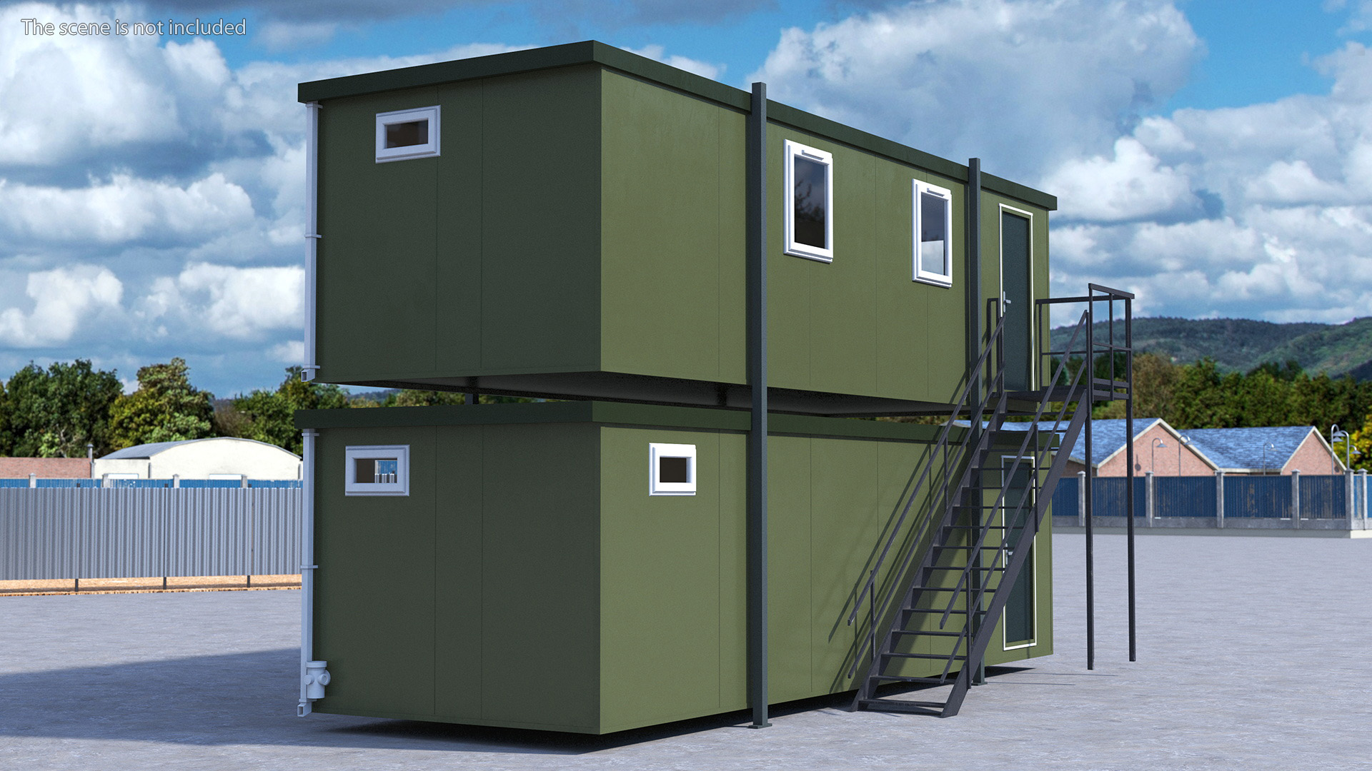 3D Prefabricated Portable Two Story Building