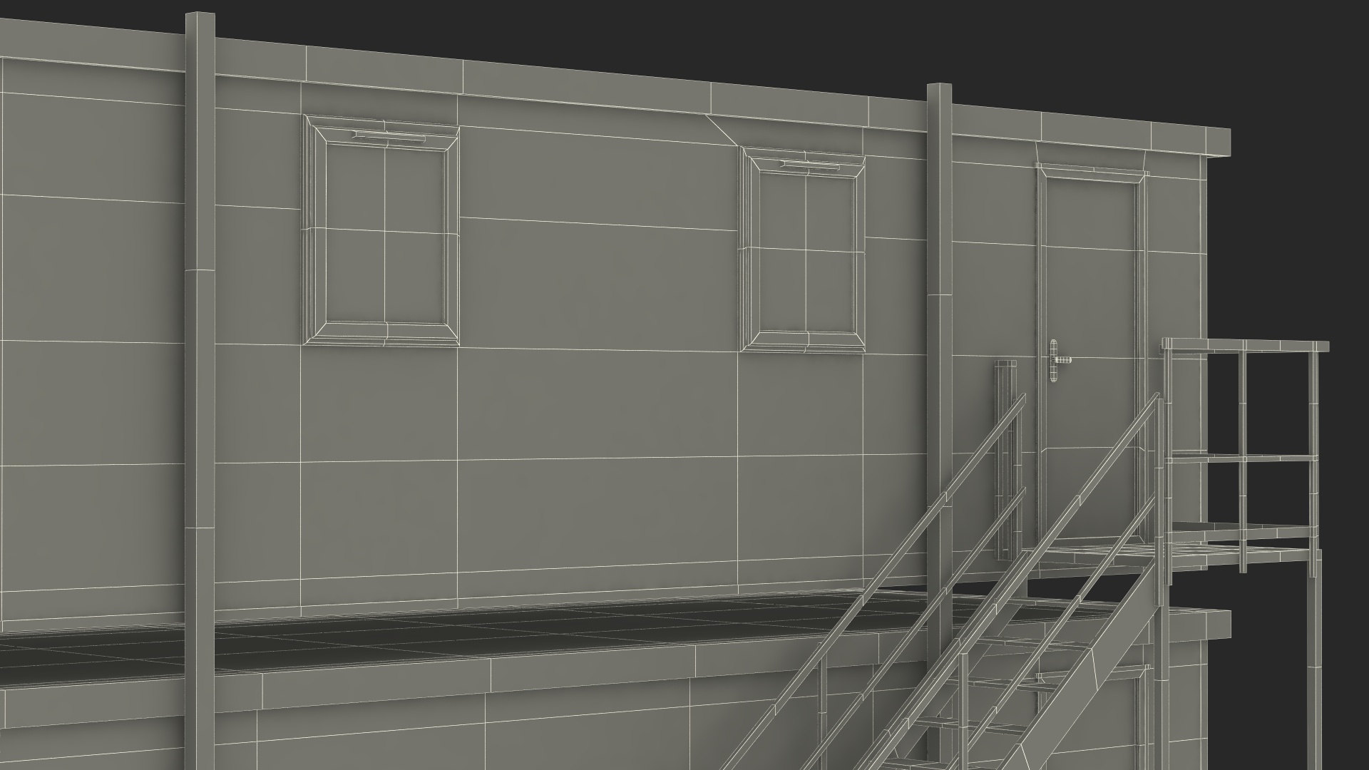 3D Prefabricated Portable Two Story Building