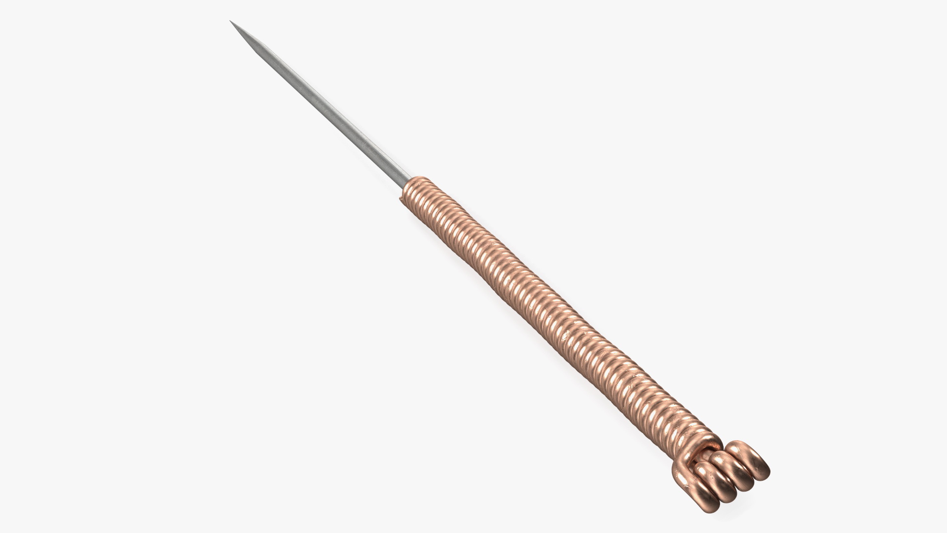 Small Acupuncture Needle Gold 3D model