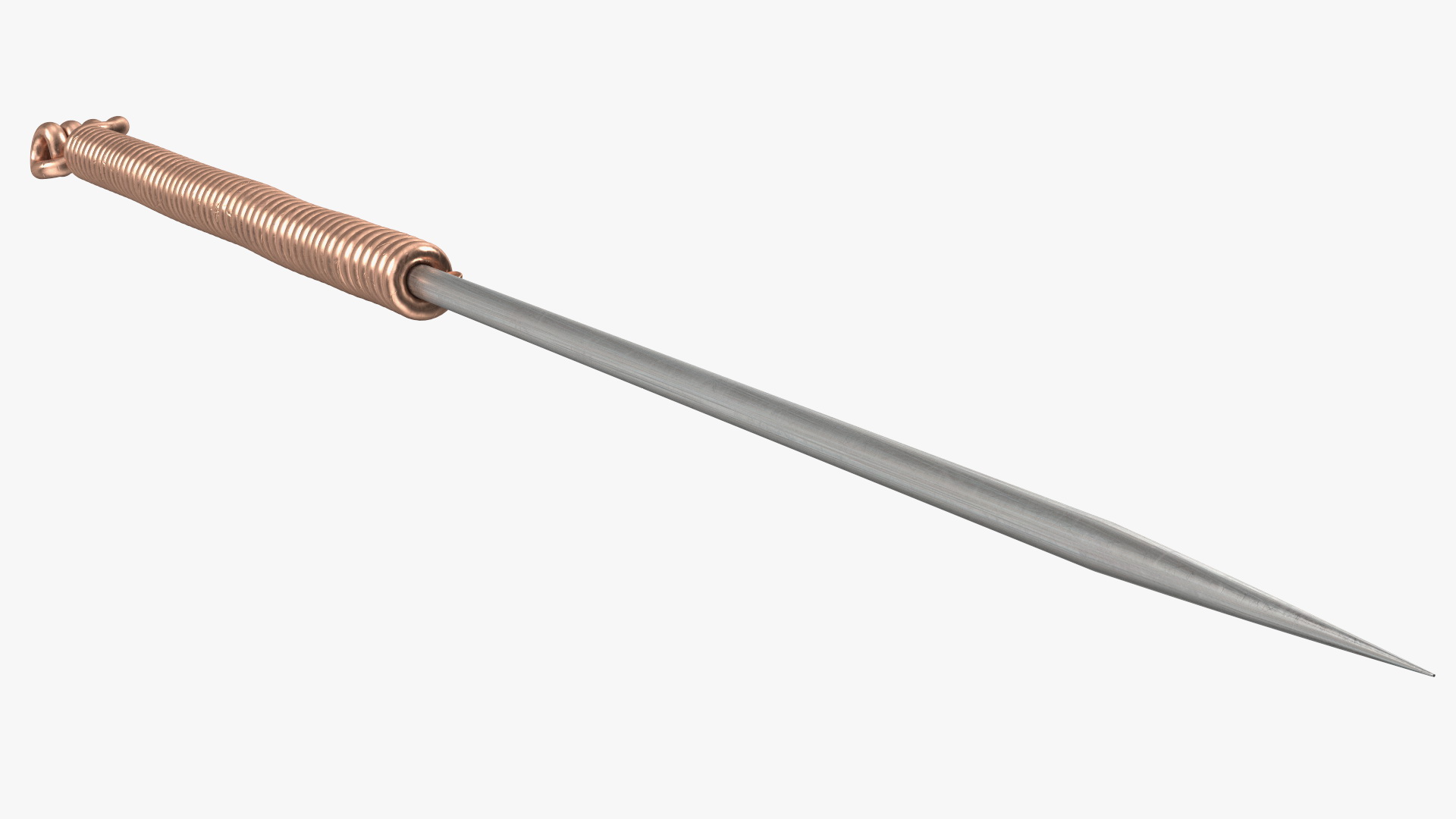 Small Acupuncture Needle Gold 3D model