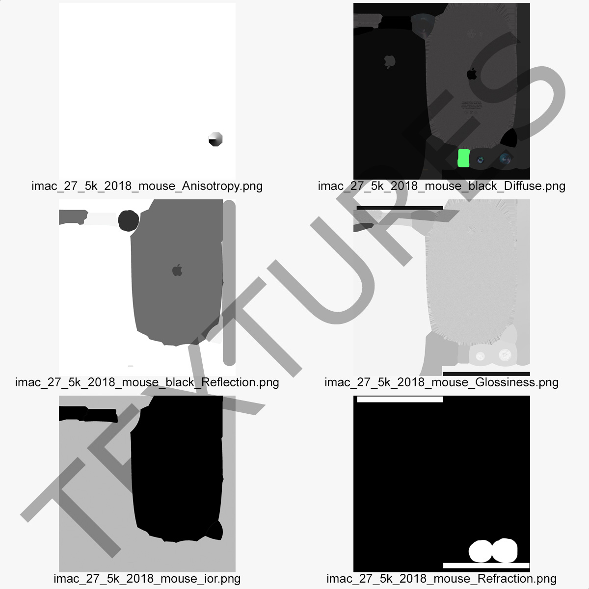 3D model Apple Magic Mouse 2 Black