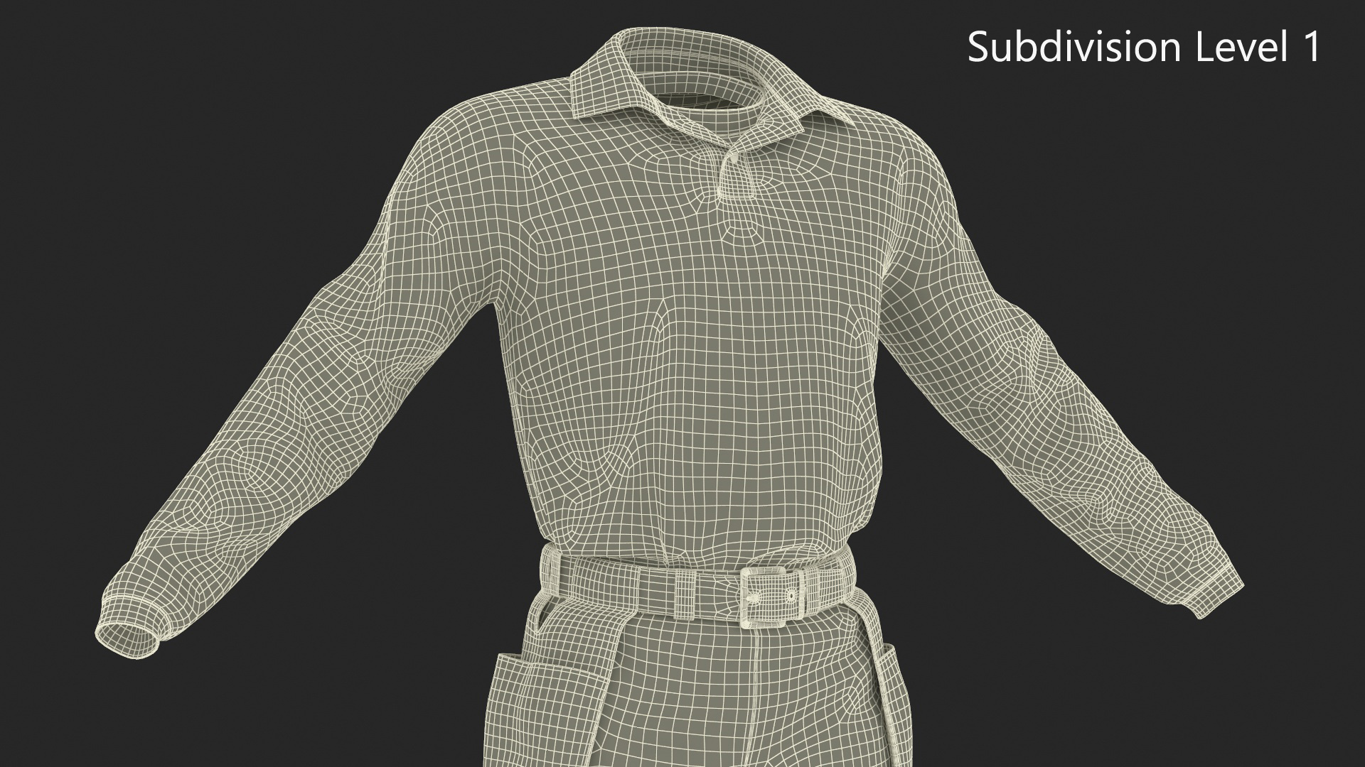3D Baseball Umpire Uniform model