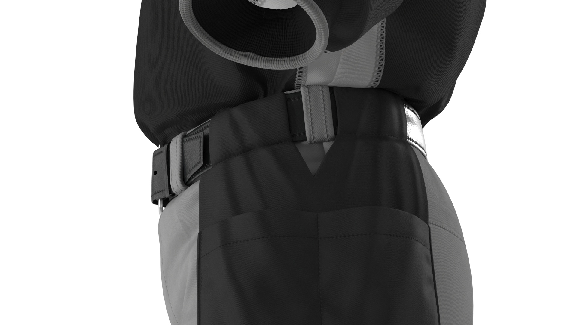 3D Baseball Umpire Uniform model