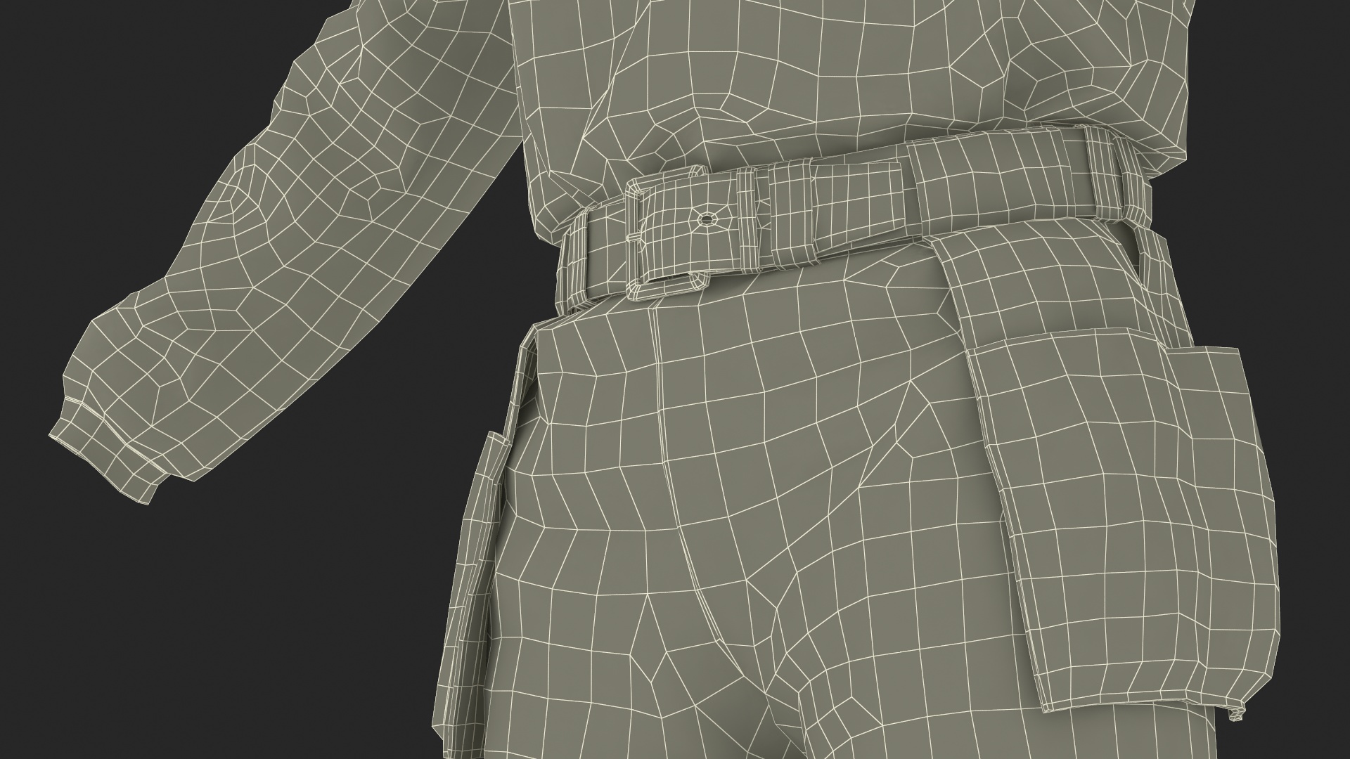 3D Baseball Umpire Uniform model