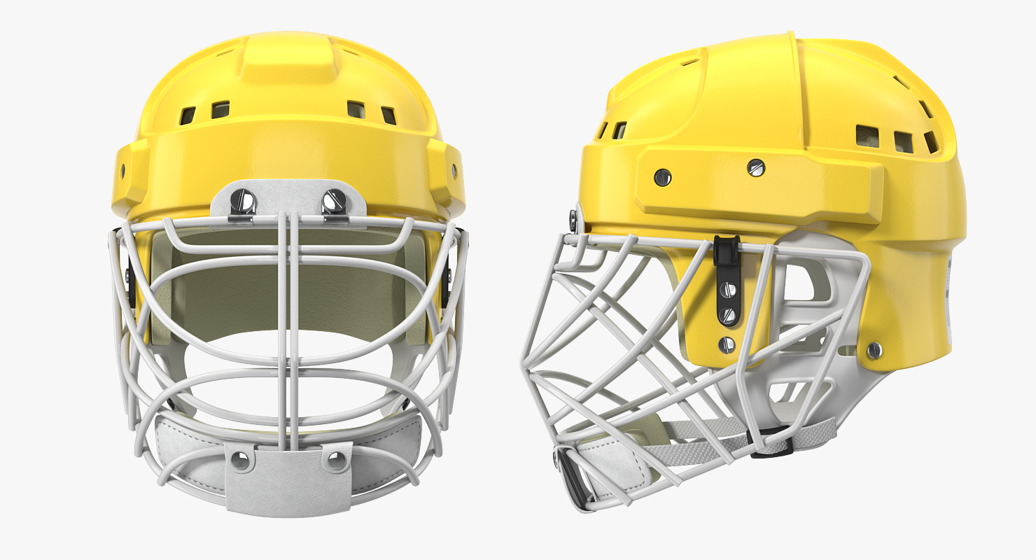 3D Ice Hockey Helmet Protective Mask model
