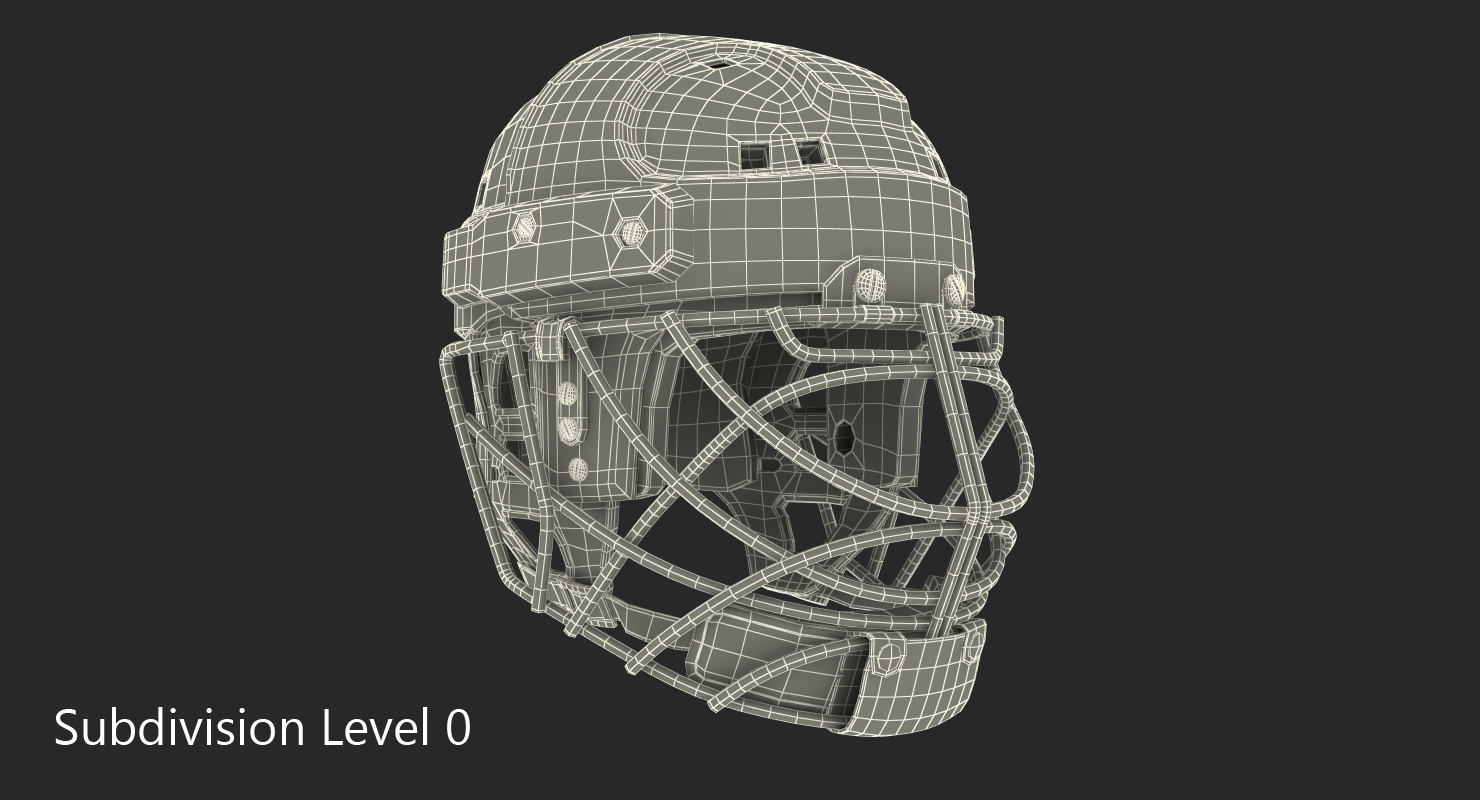 3D Ice Hockey Helmet Protective Mask model