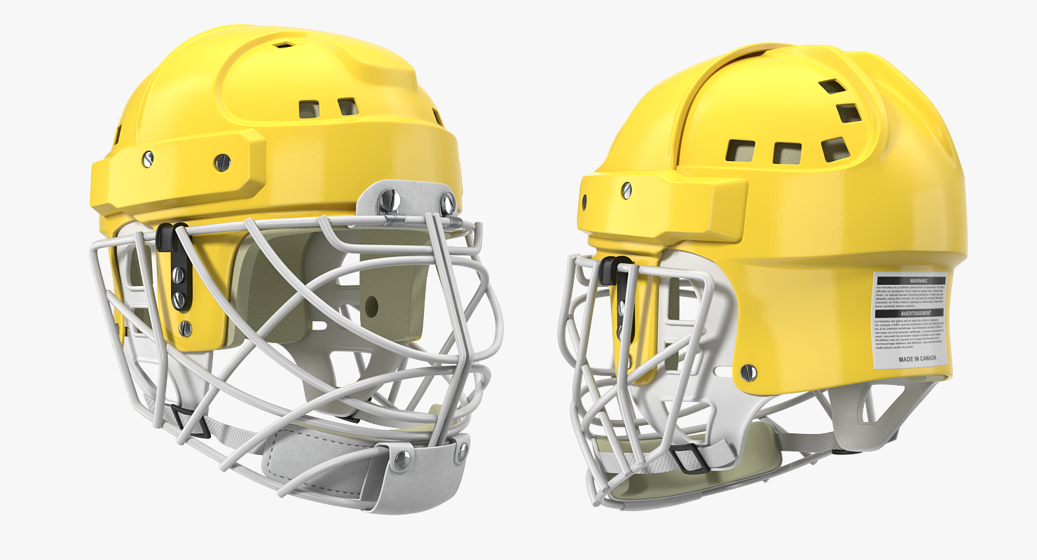 3D Ice Hockey Helmet Protective Mask model