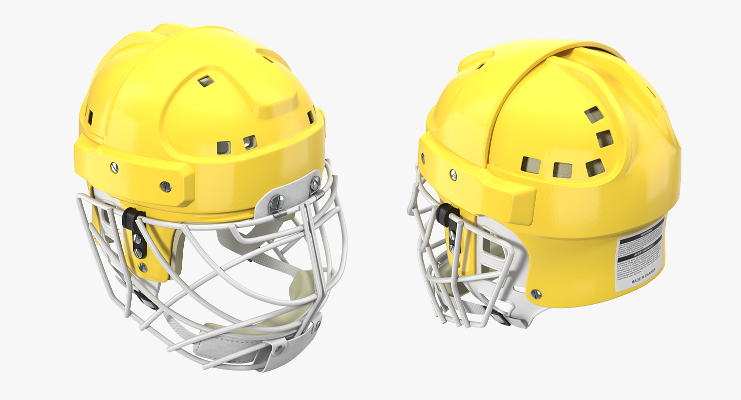 3D Ice Hockey Helmet Protective Mask model