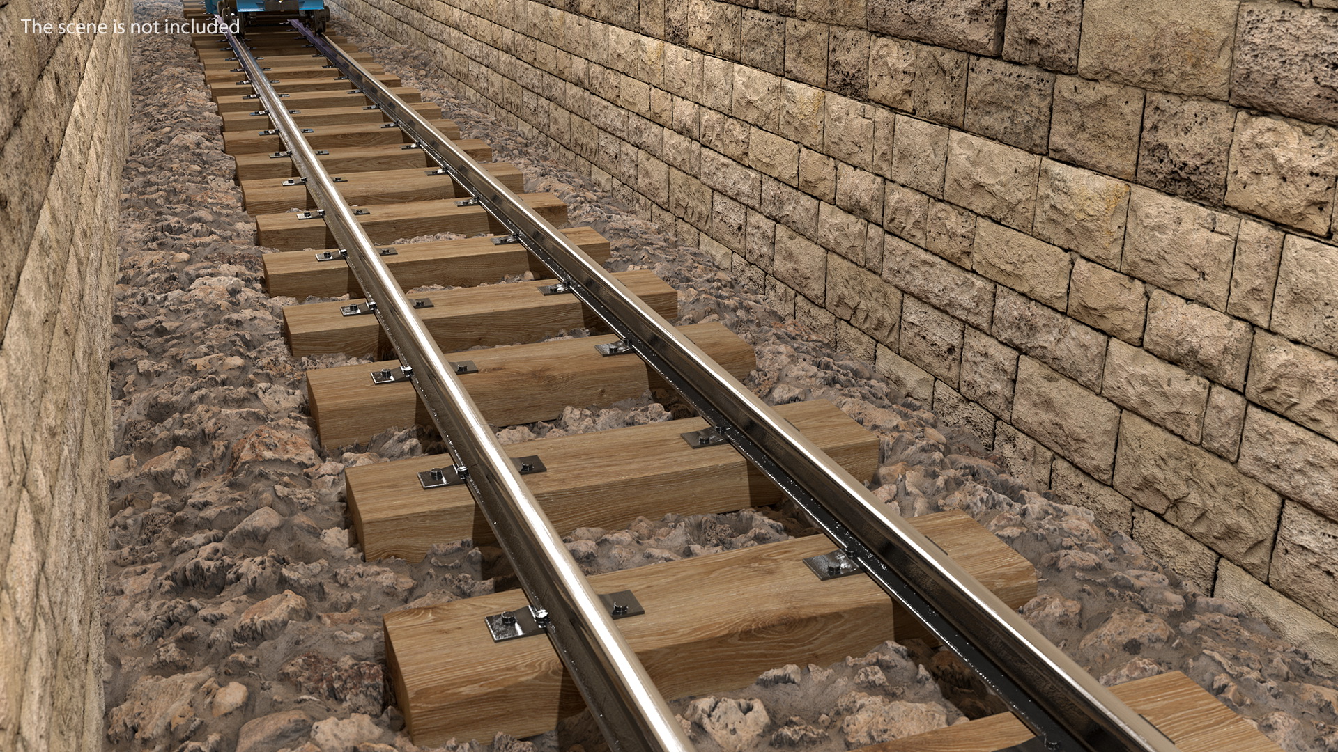 Mining Railway Section 3D