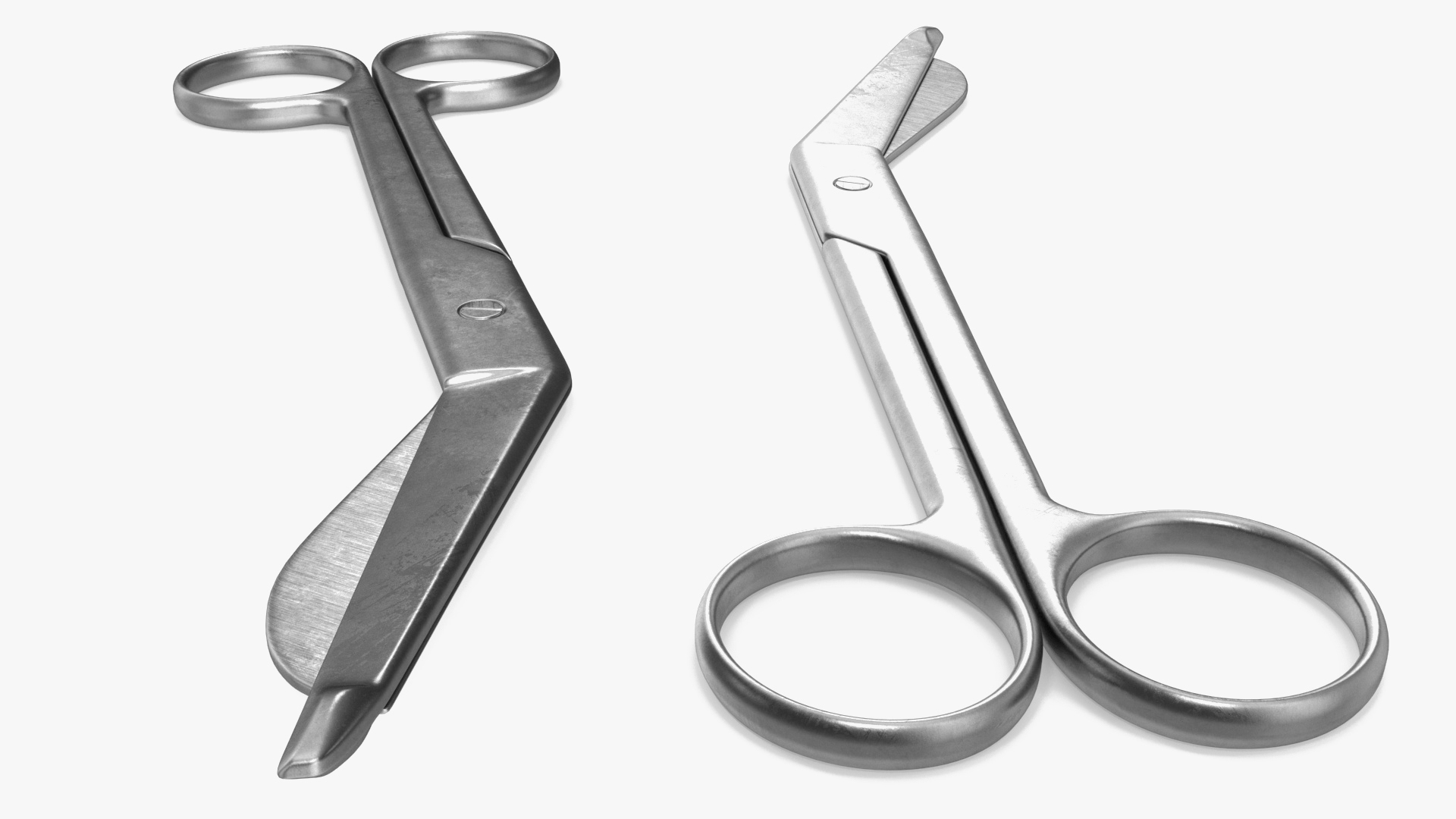 3D model Medical Bandage Scissors Steel