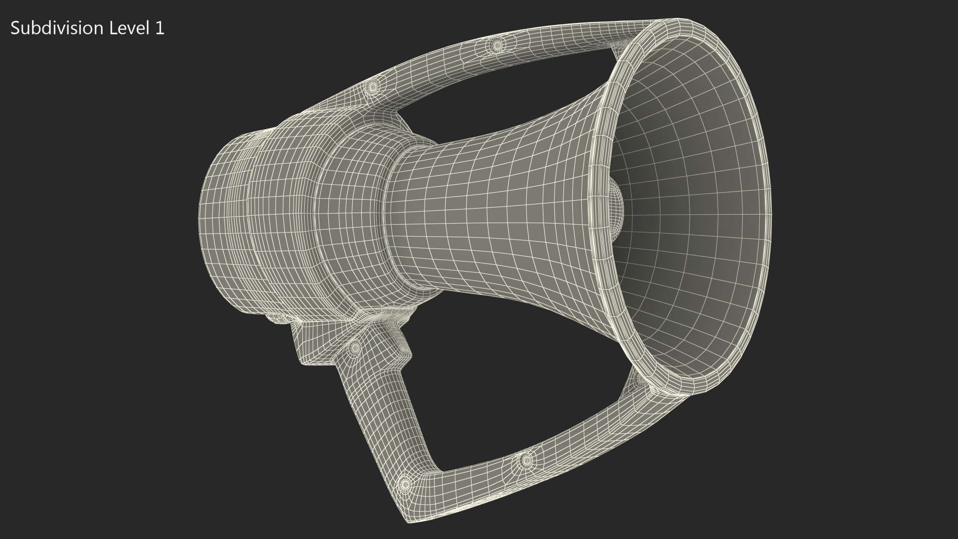Blue Ocean Rugged Megaphone 3D