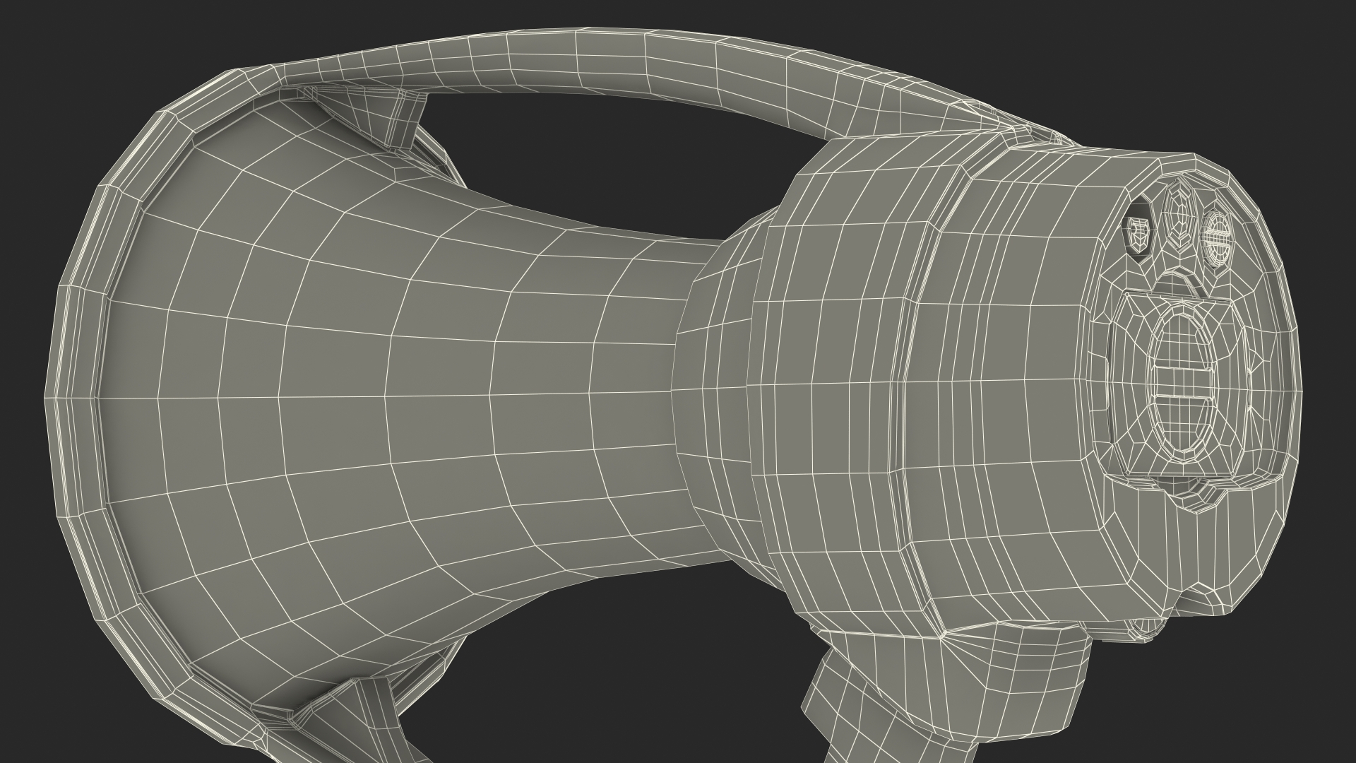 Blue Ocean Rugged Megaphone 3D