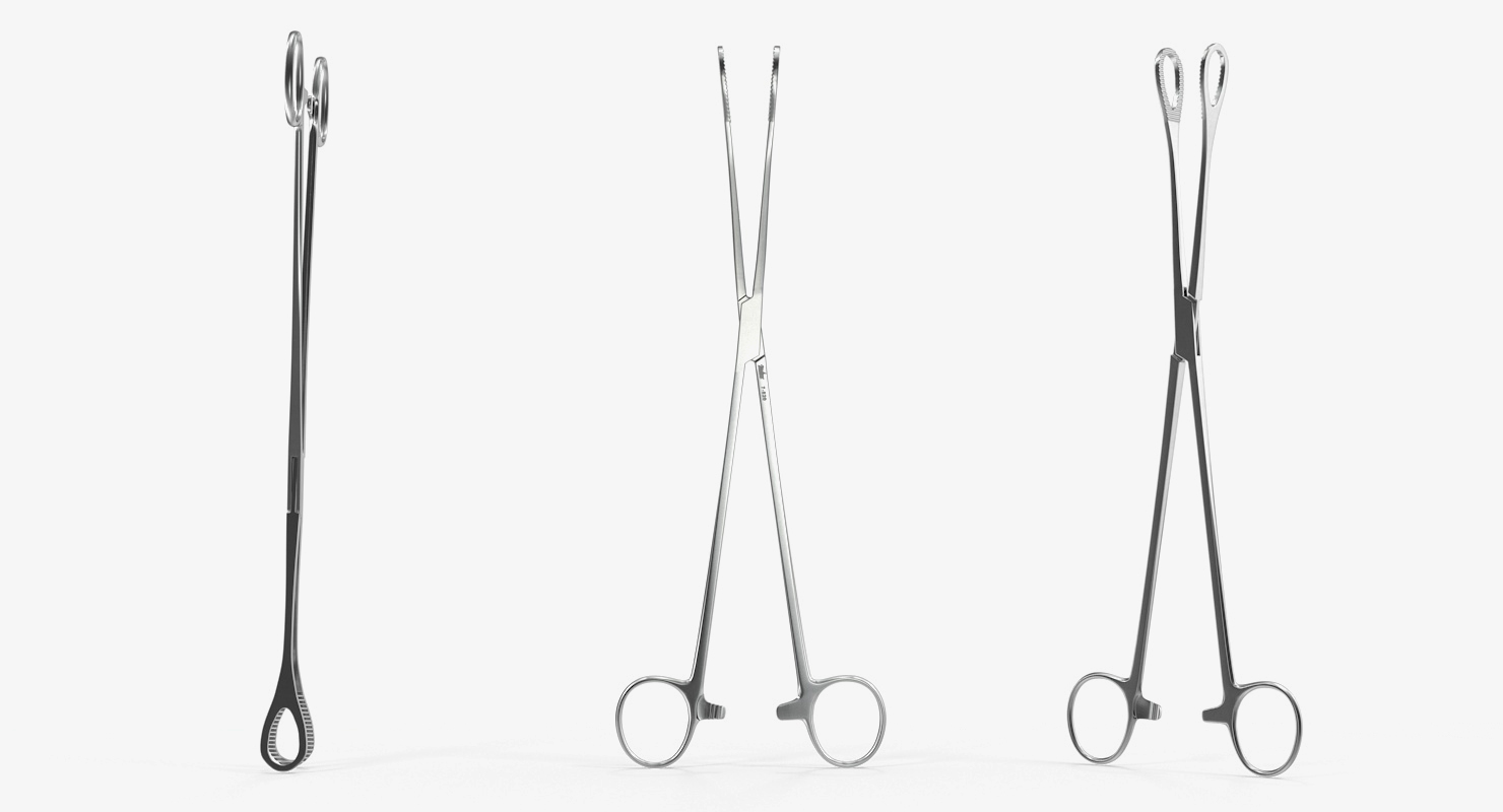 Sponge Forceps 3D model
