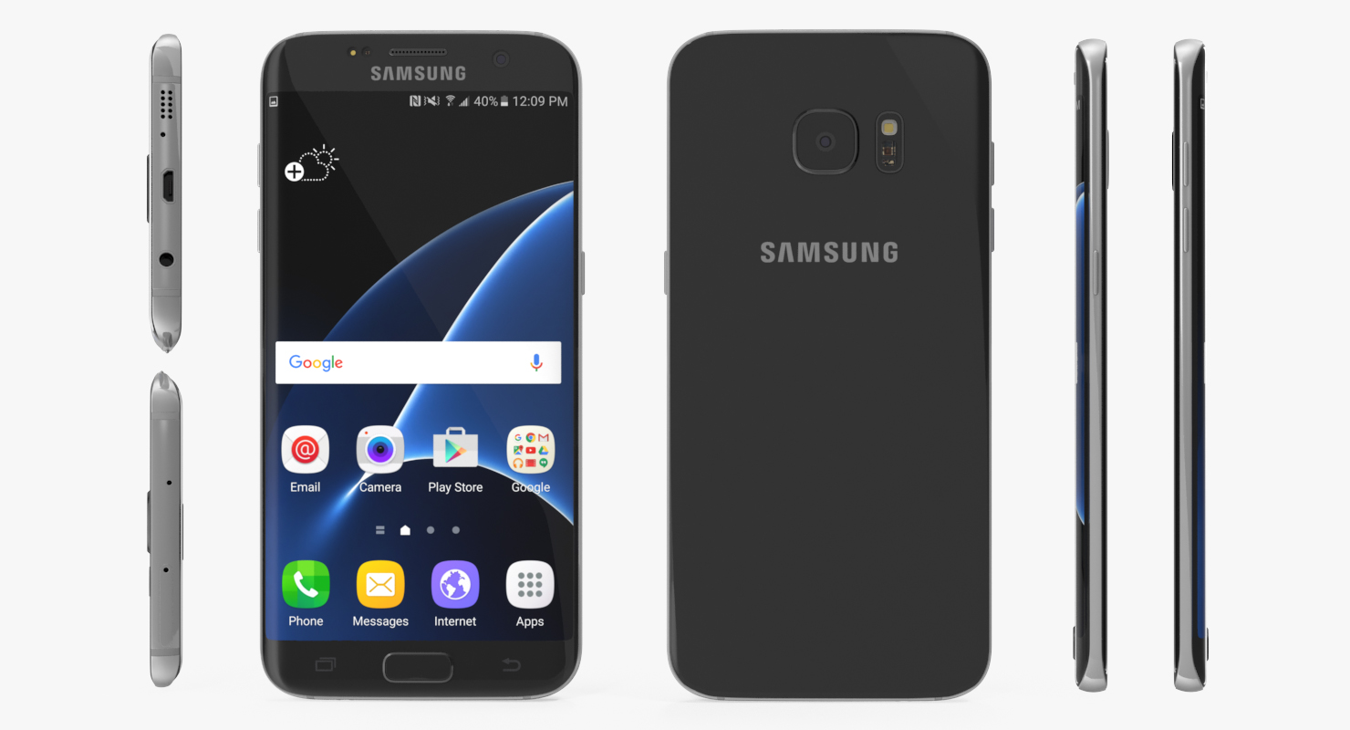 3D Samsung Galaxy S7 Edge Set