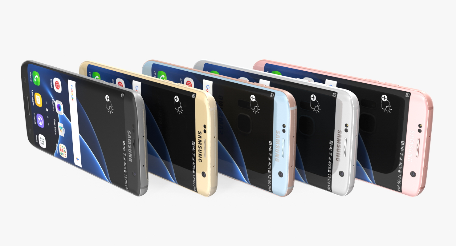 3D Samsung Galaxy S7 Edge Set