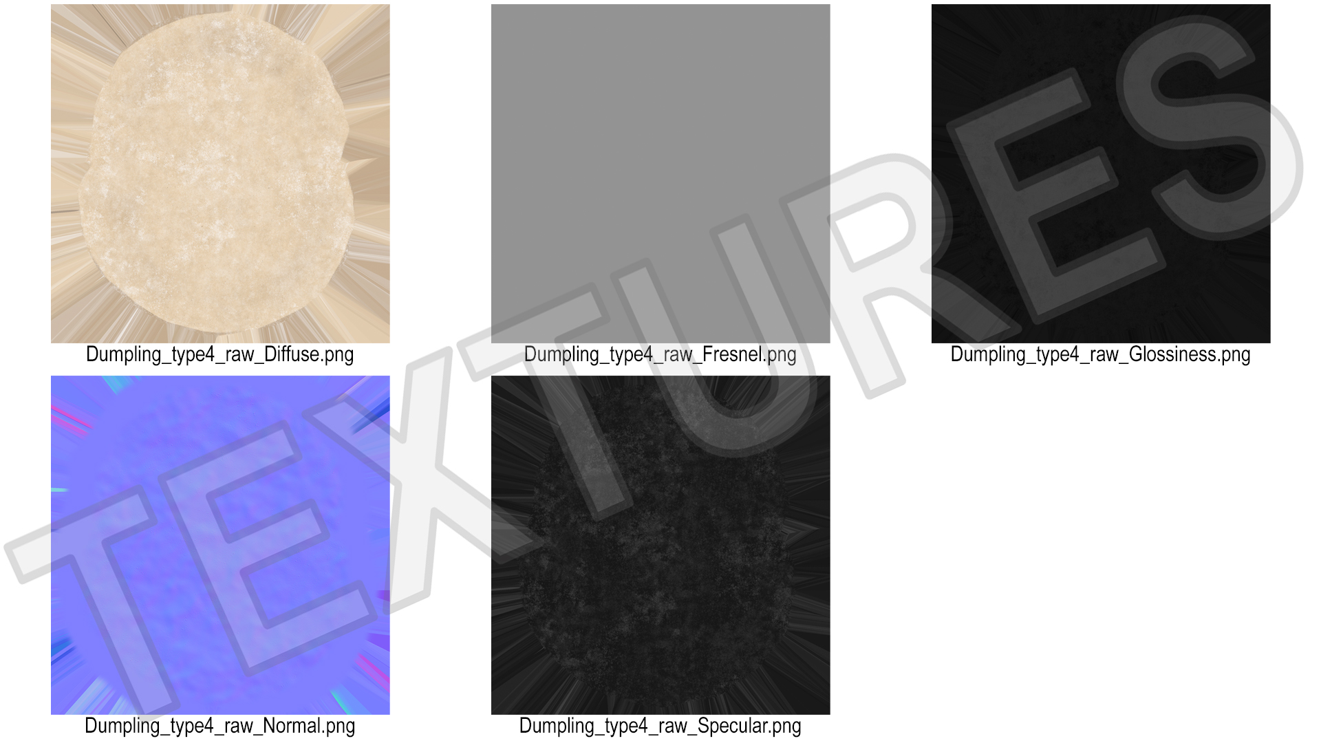 3D Vareniki Dumpling Raw