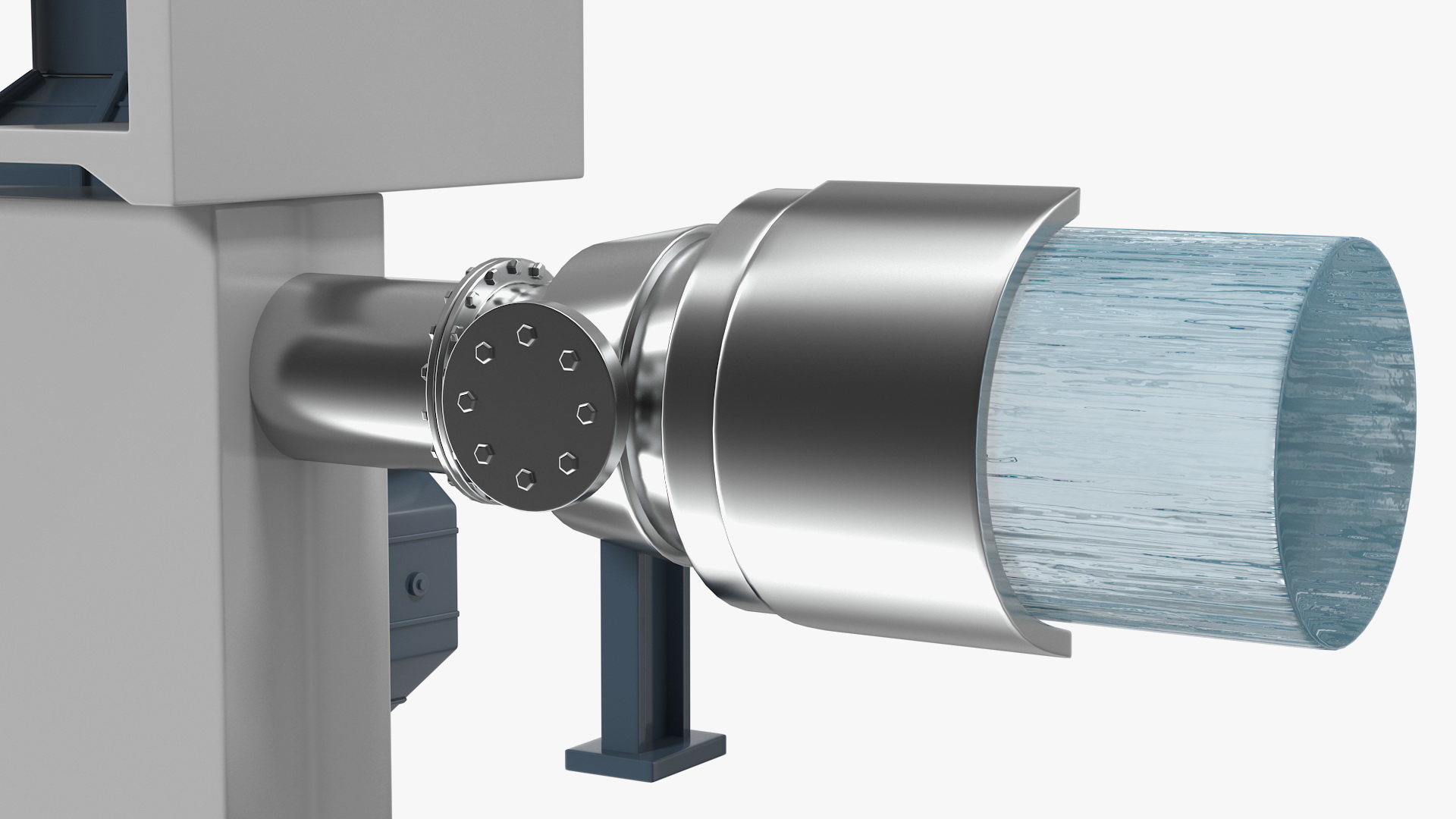 3D GE Variable Speed Hydro Generator model