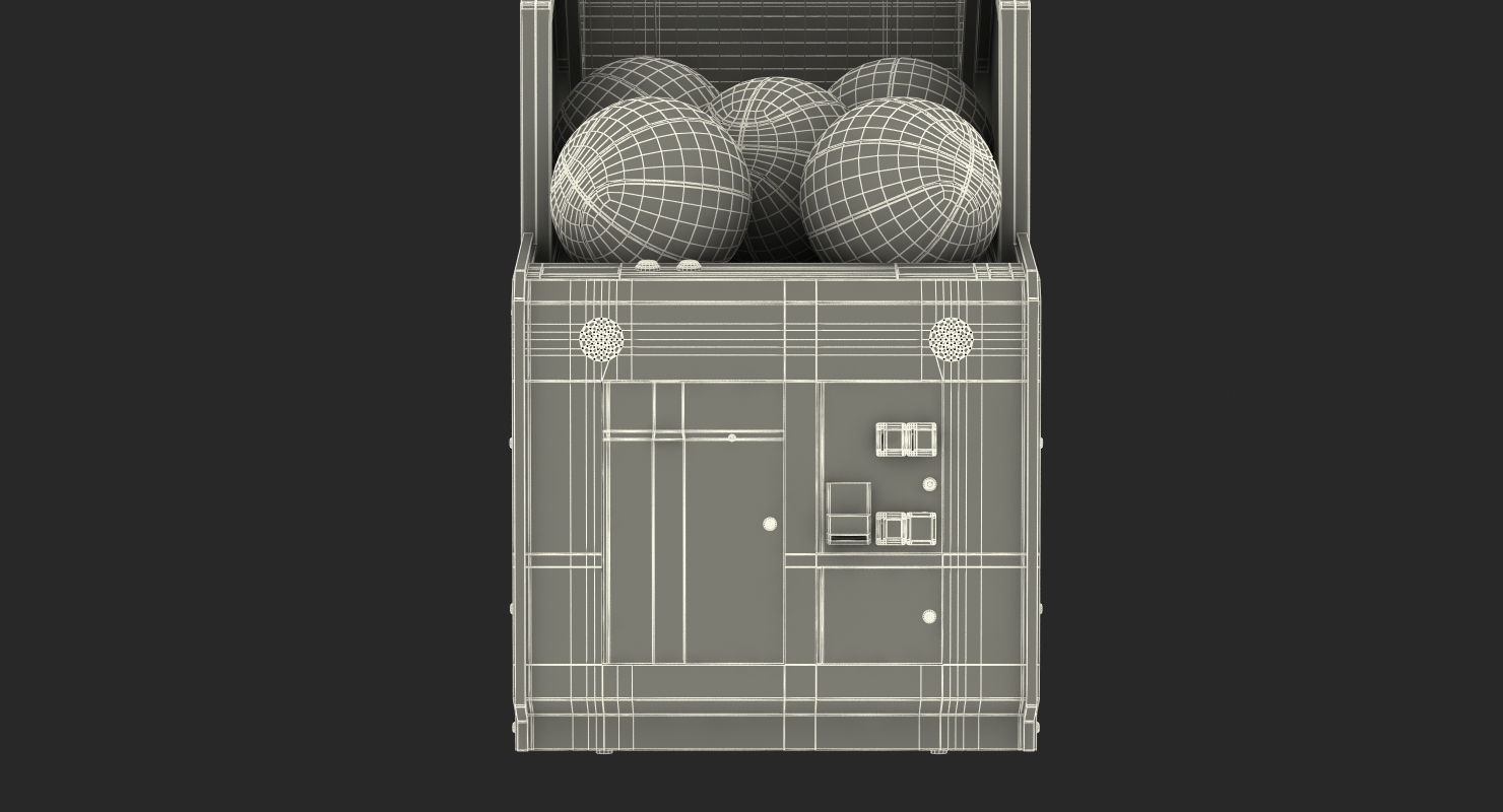 3D Arcade Basketball Machine with Balls