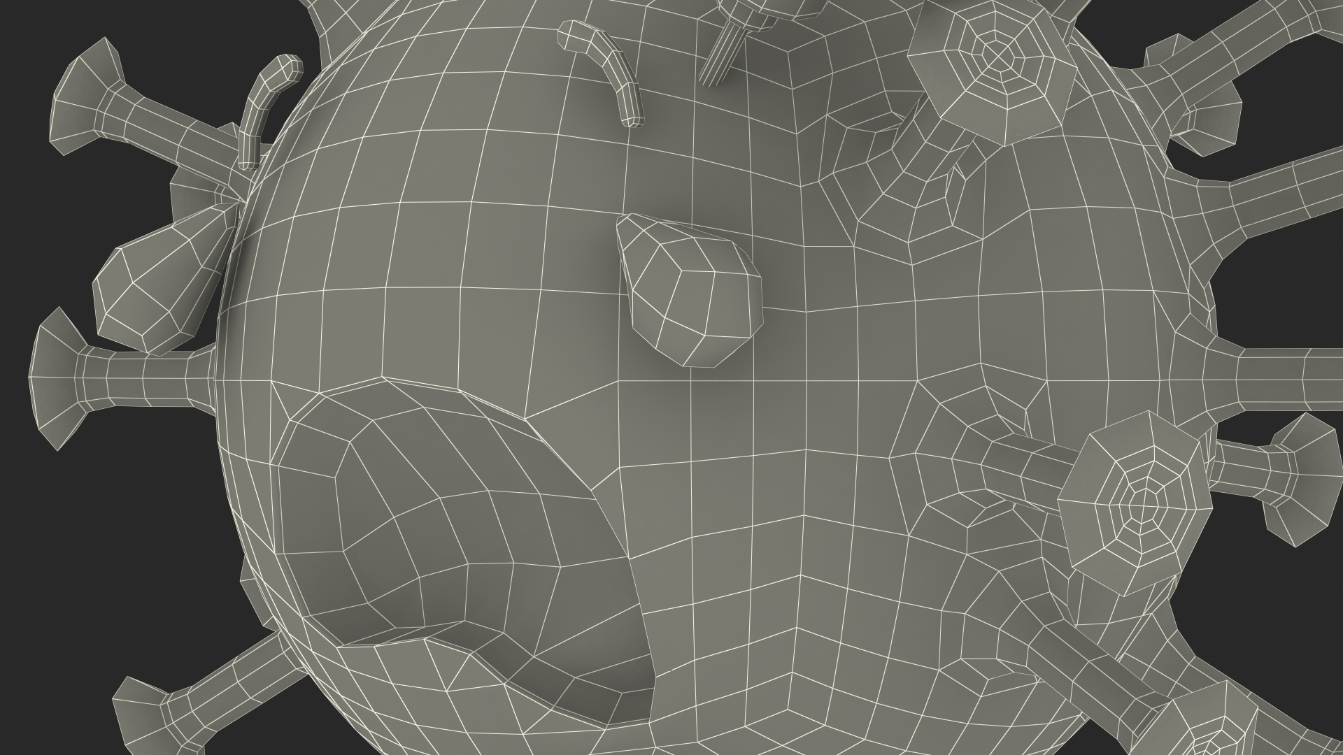 3D model Covid Emoji Injected
