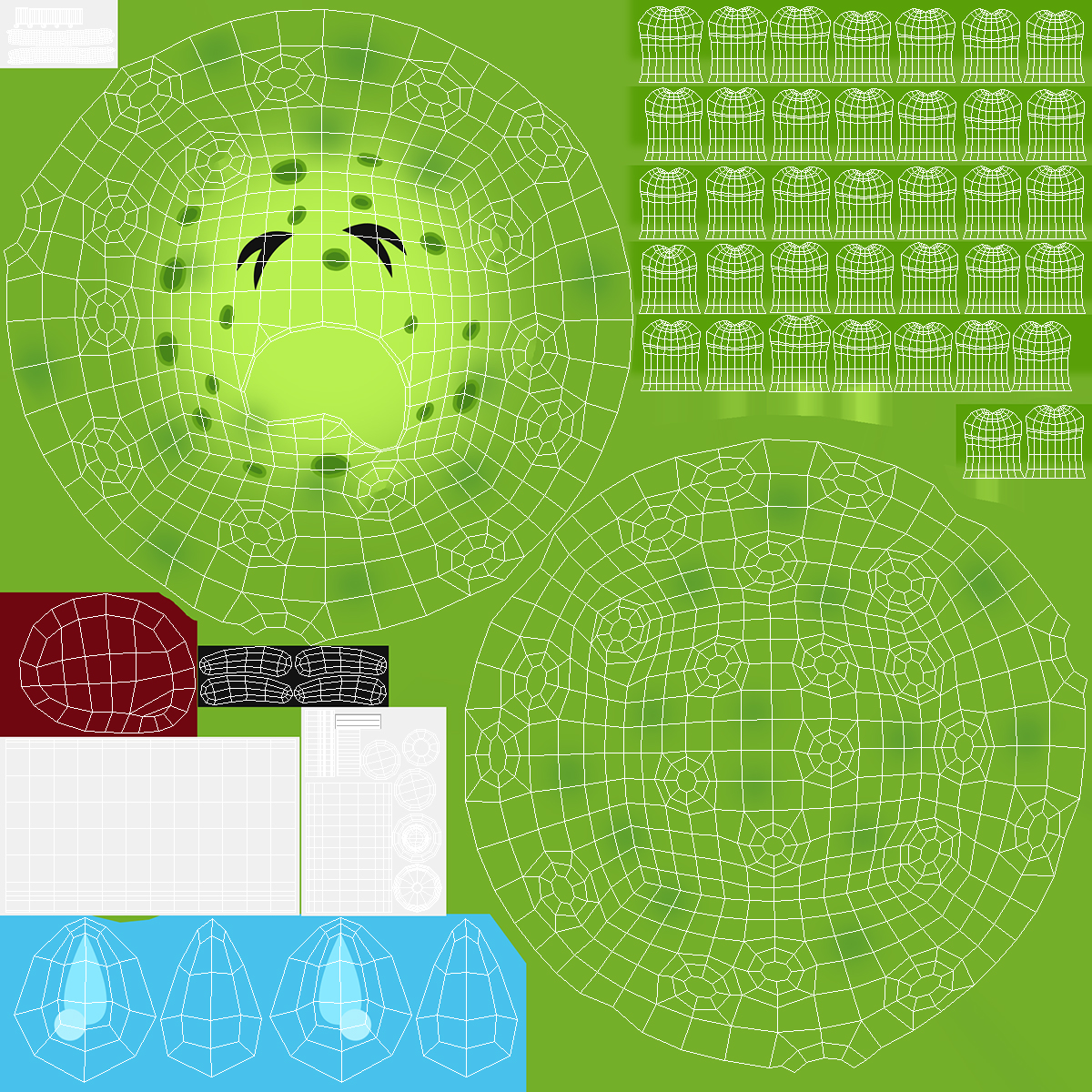 3D model Covid Emoji Injected
