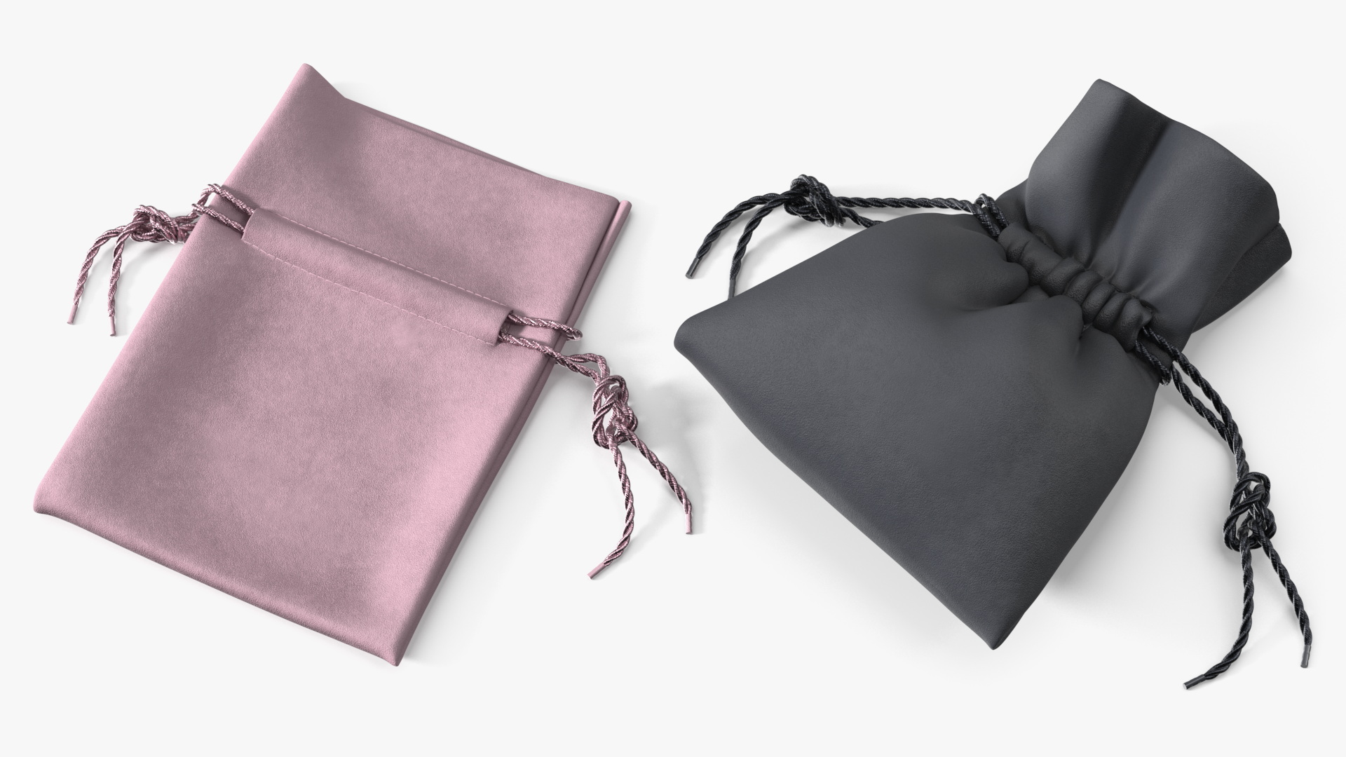 Velvet Jewelry Pouch Set