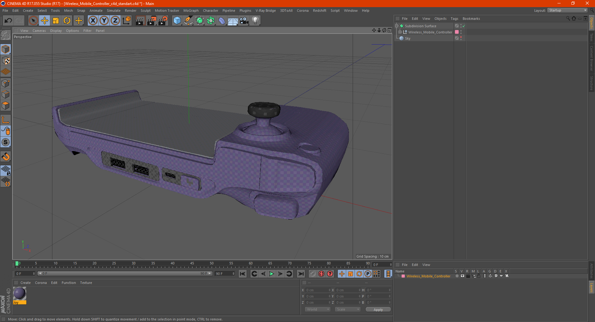 3D Wireless Mobile Controller