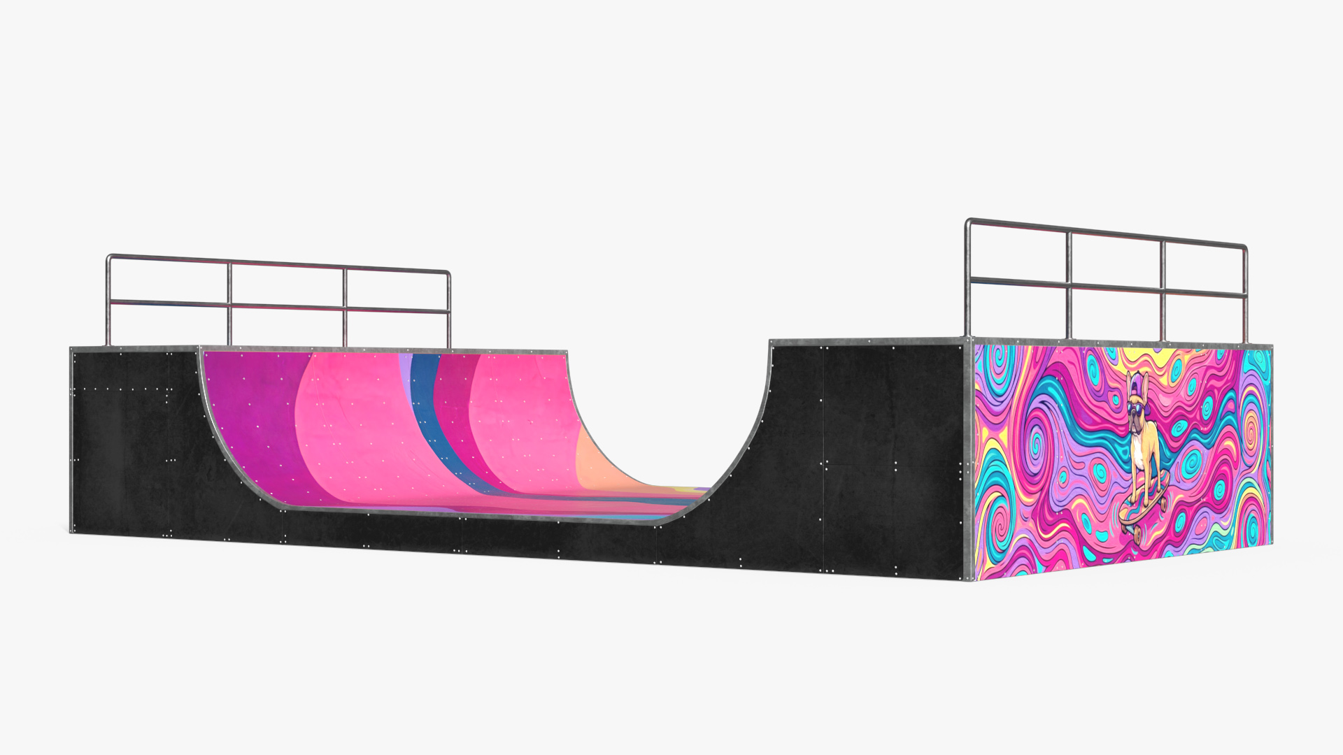 Halfpipe Ramp, view 3