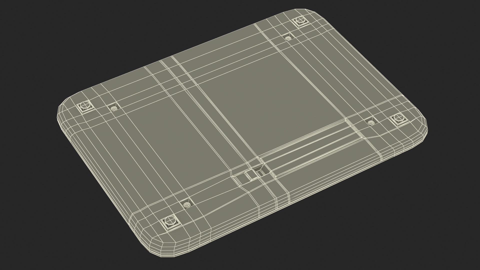 Compact Digital Kitchen Scale 3D model