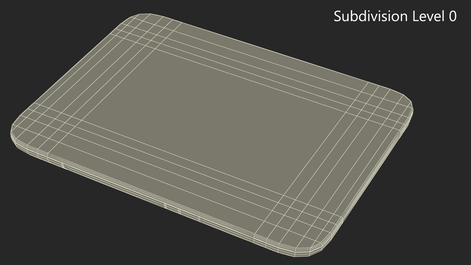 Compact Digital Kitchen Scale 3D model