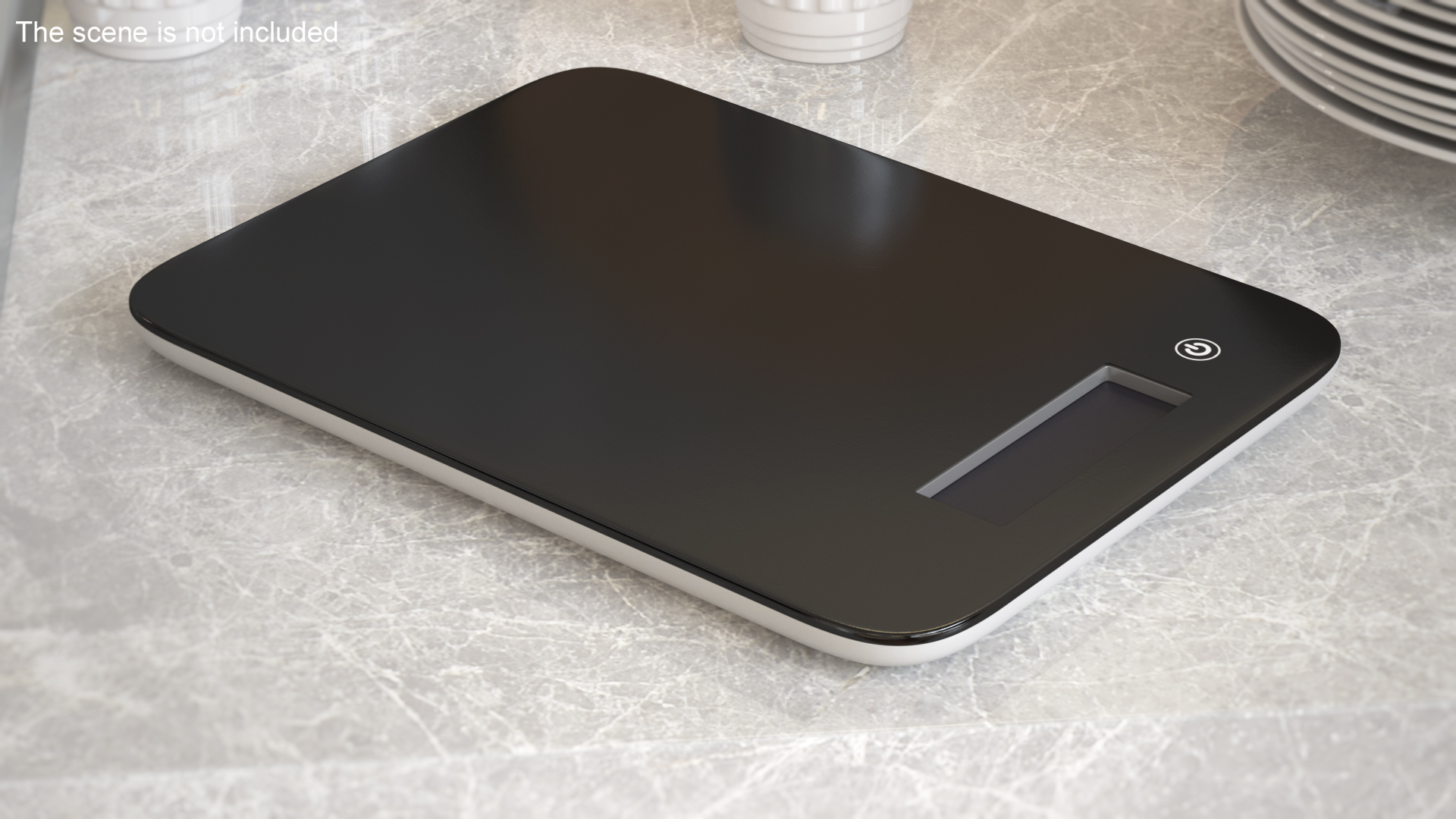 Compact Digital Kitchen Scale 3D model