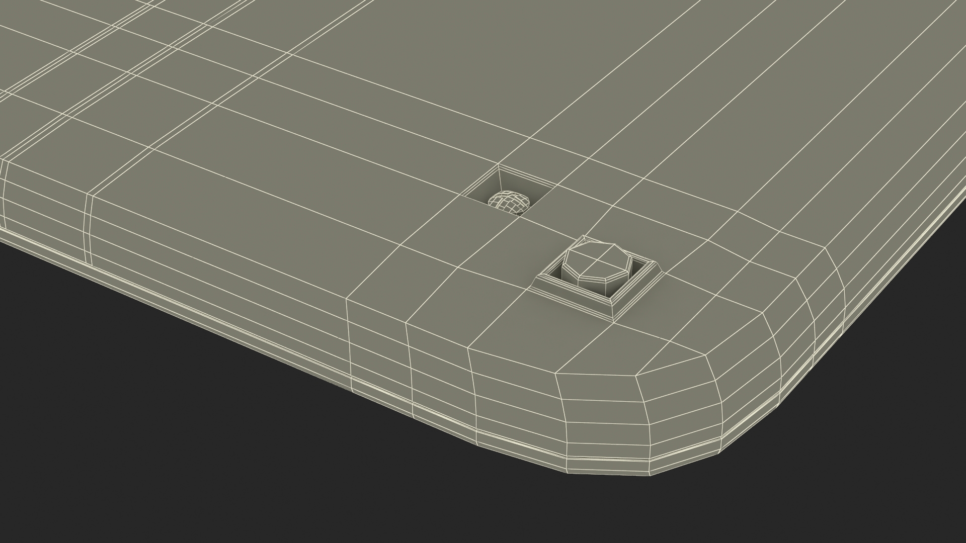 Compact Digital Kitchen Scale 3D model