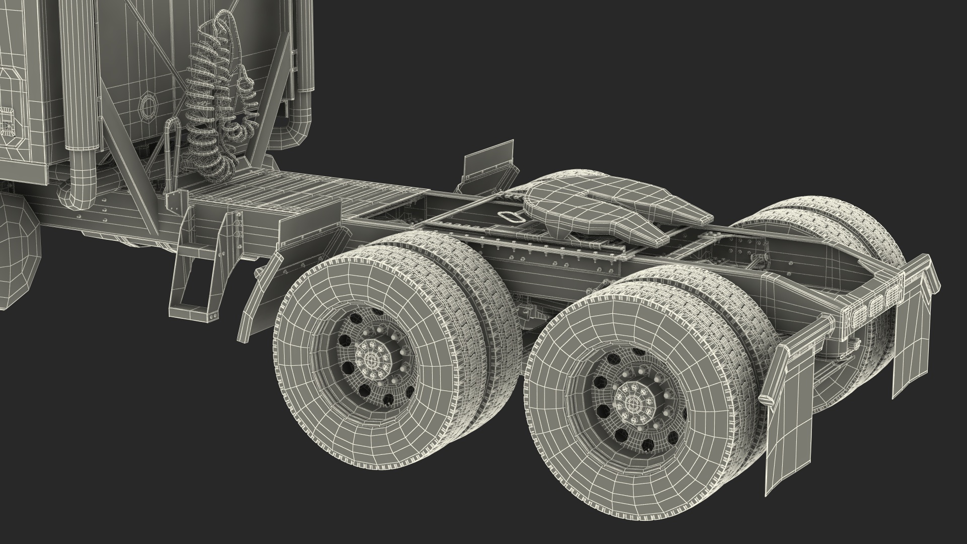 3D Pinnacle 2025 Truck Black Simplified