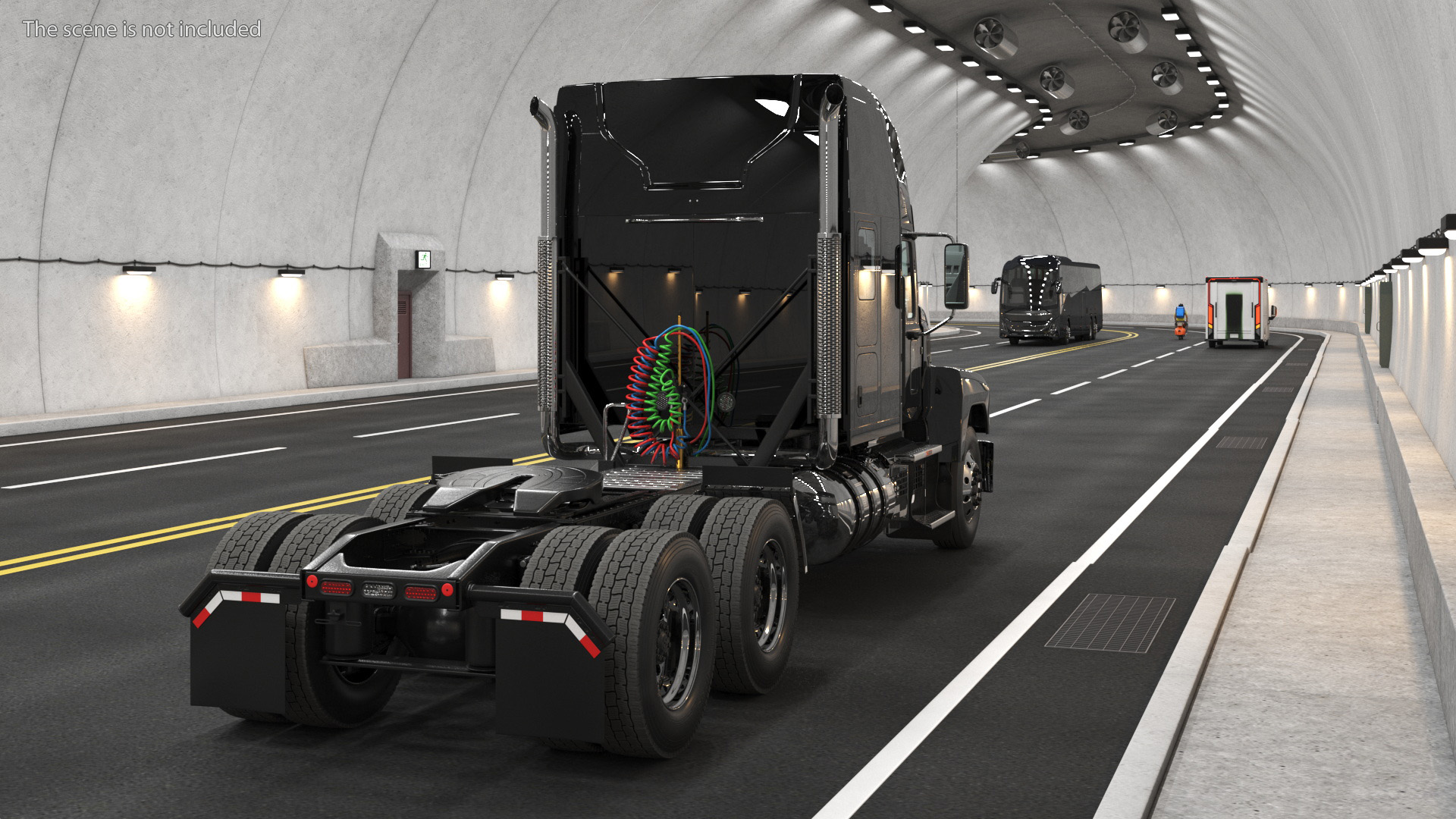 3D Pinnacle 2025 Truck Black Simplified