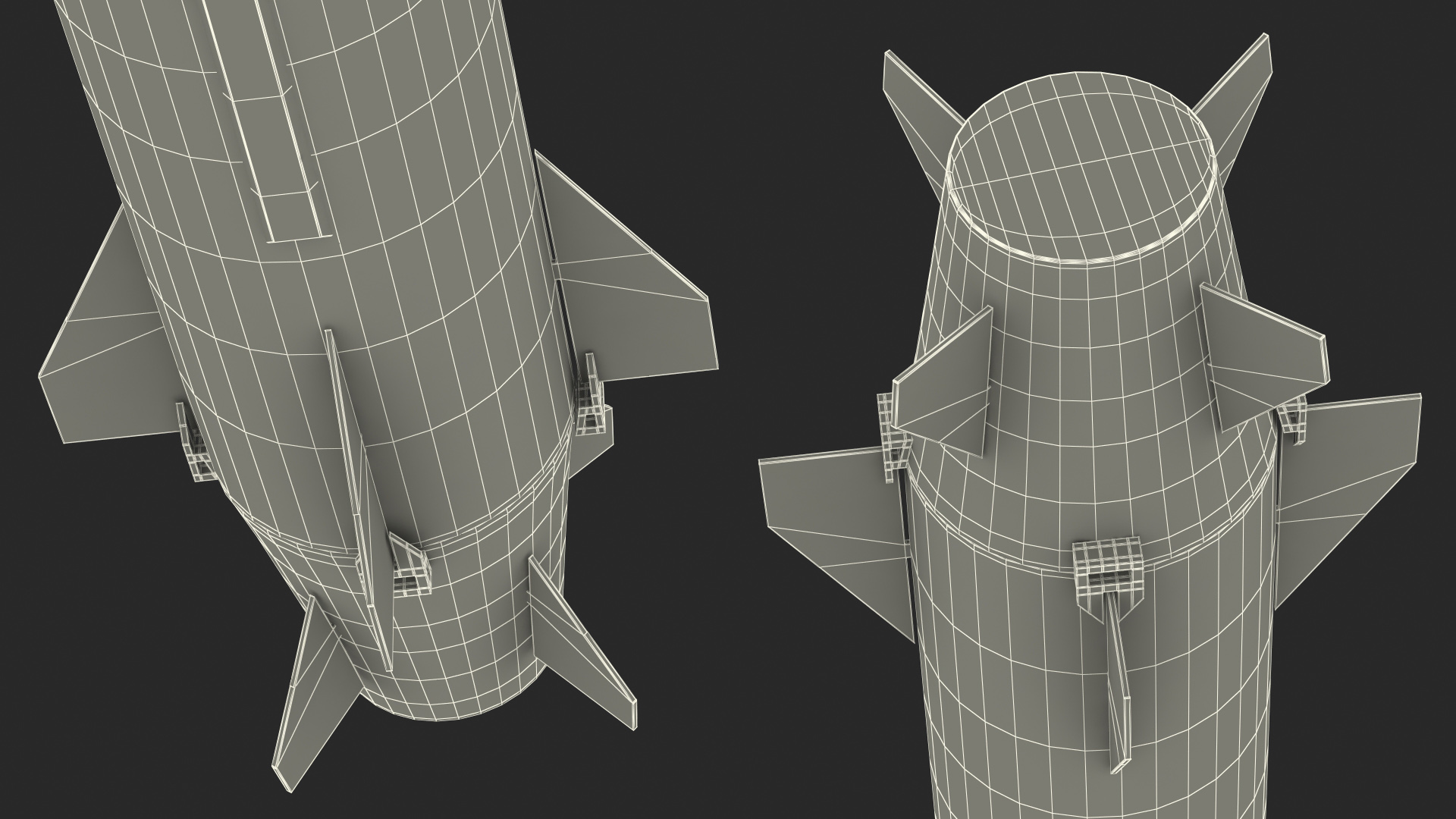 3D Hypersonic Ballistic Missile model