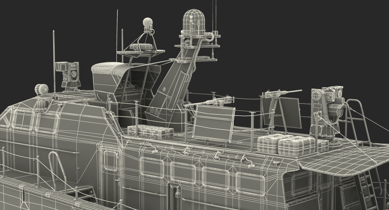 3D model Mark VI Patrol Boat Dirty
