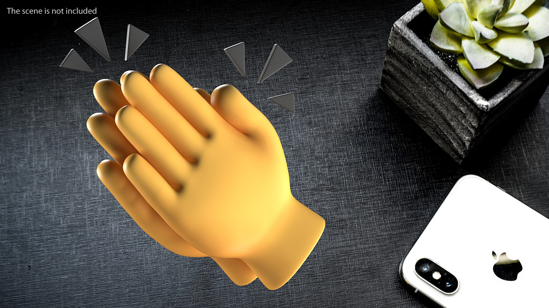 3D model Clapping Hands Emoji