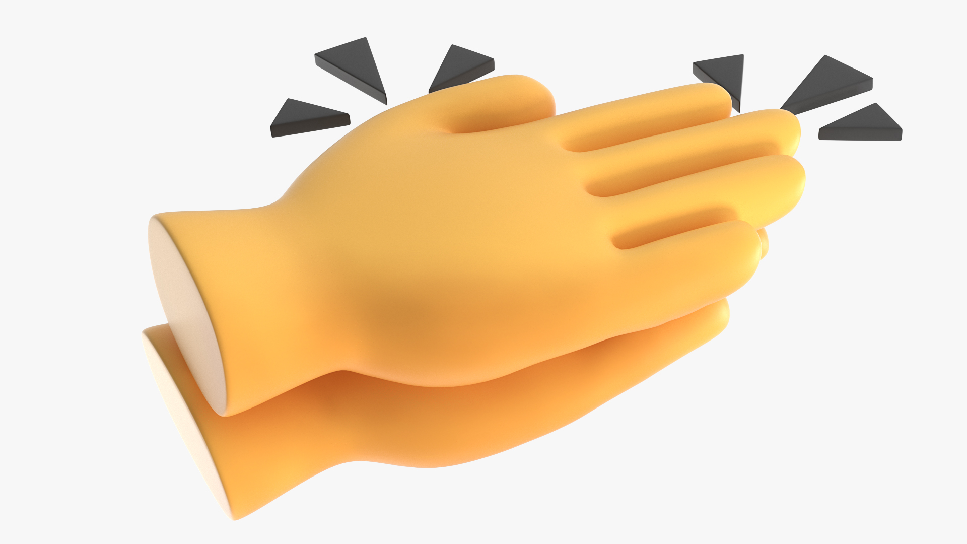 3D model Clapping Hands Emoji